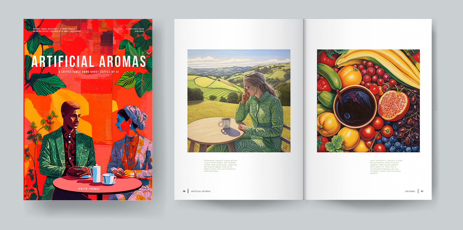 Front Cover and Opened Pages