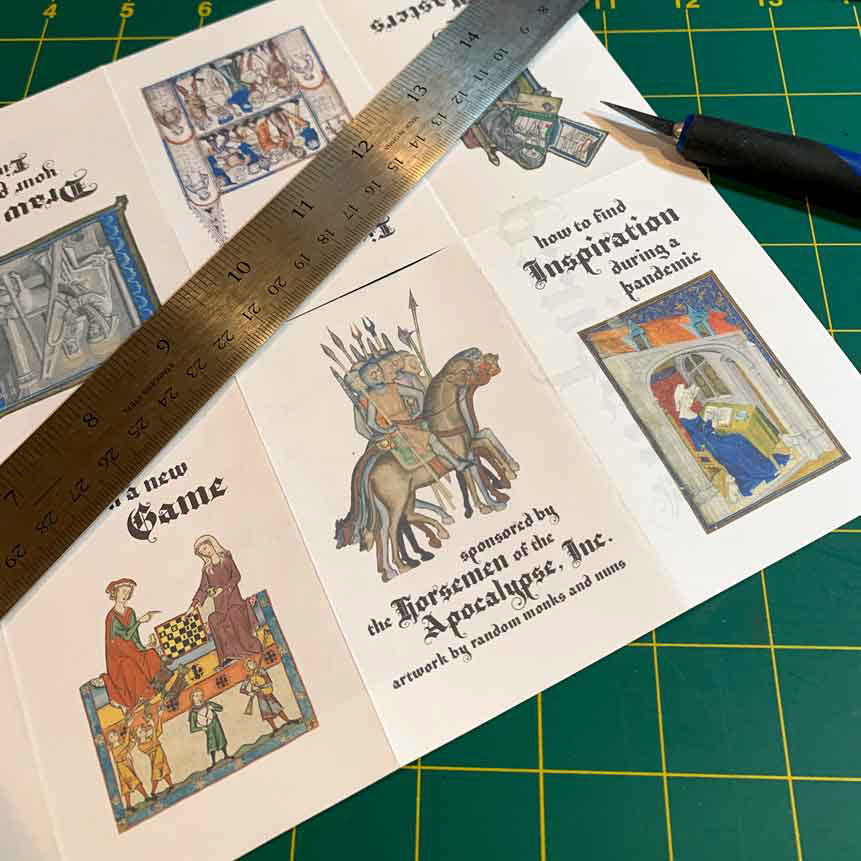 Pandemic Zine Layout