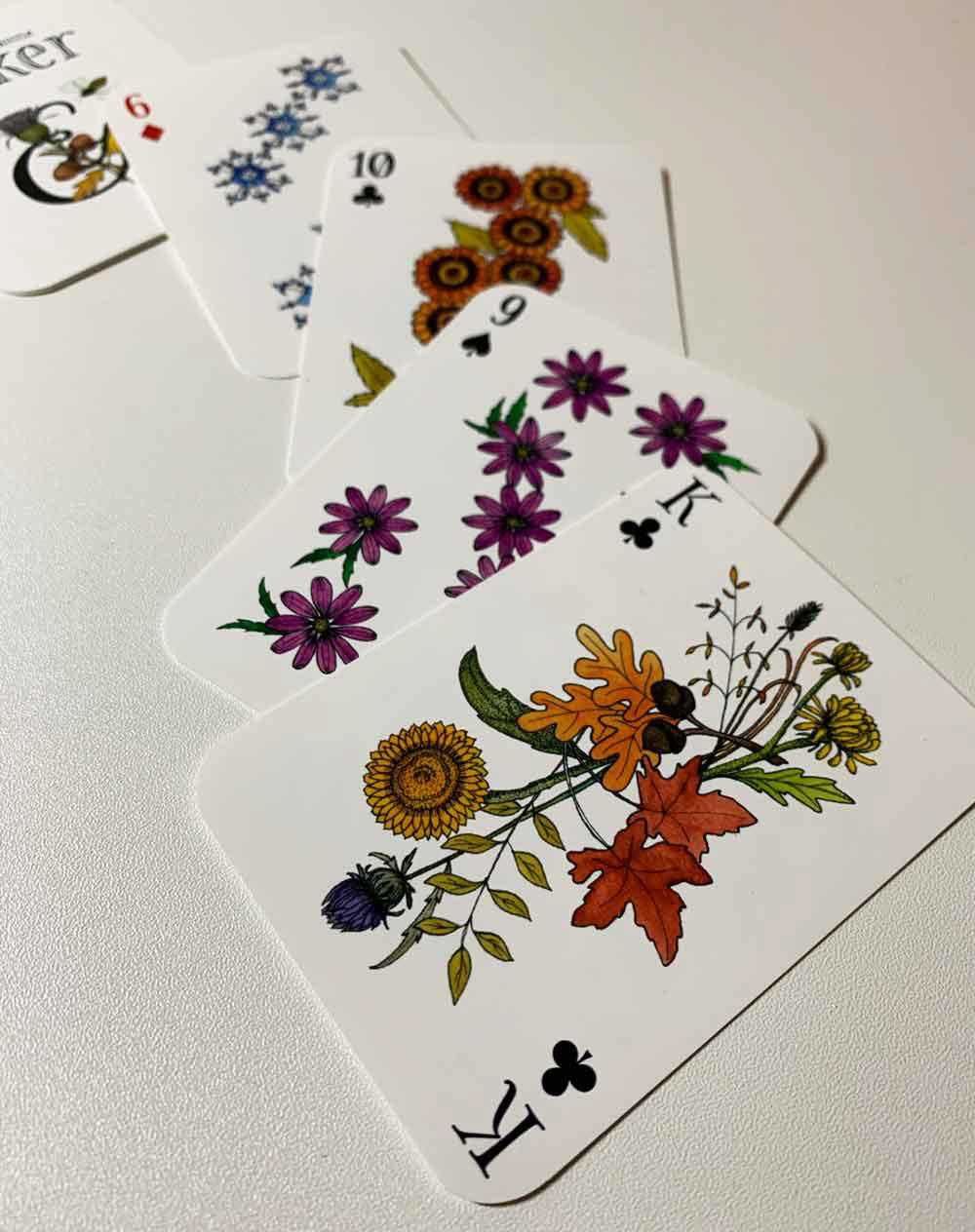 Botanical Art Playing Cards