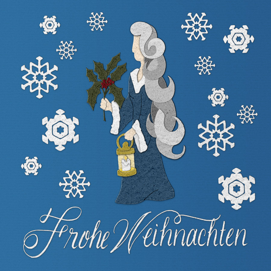 Winter Papercut Card