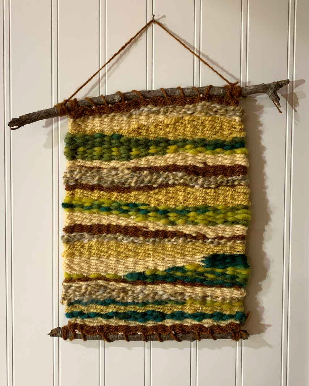Woodland Mosses Woven Wall Hanging