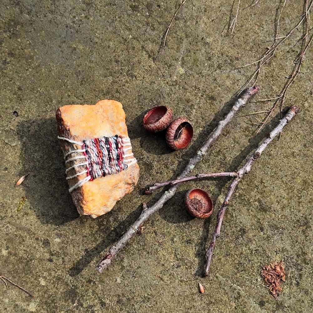 rock weaving