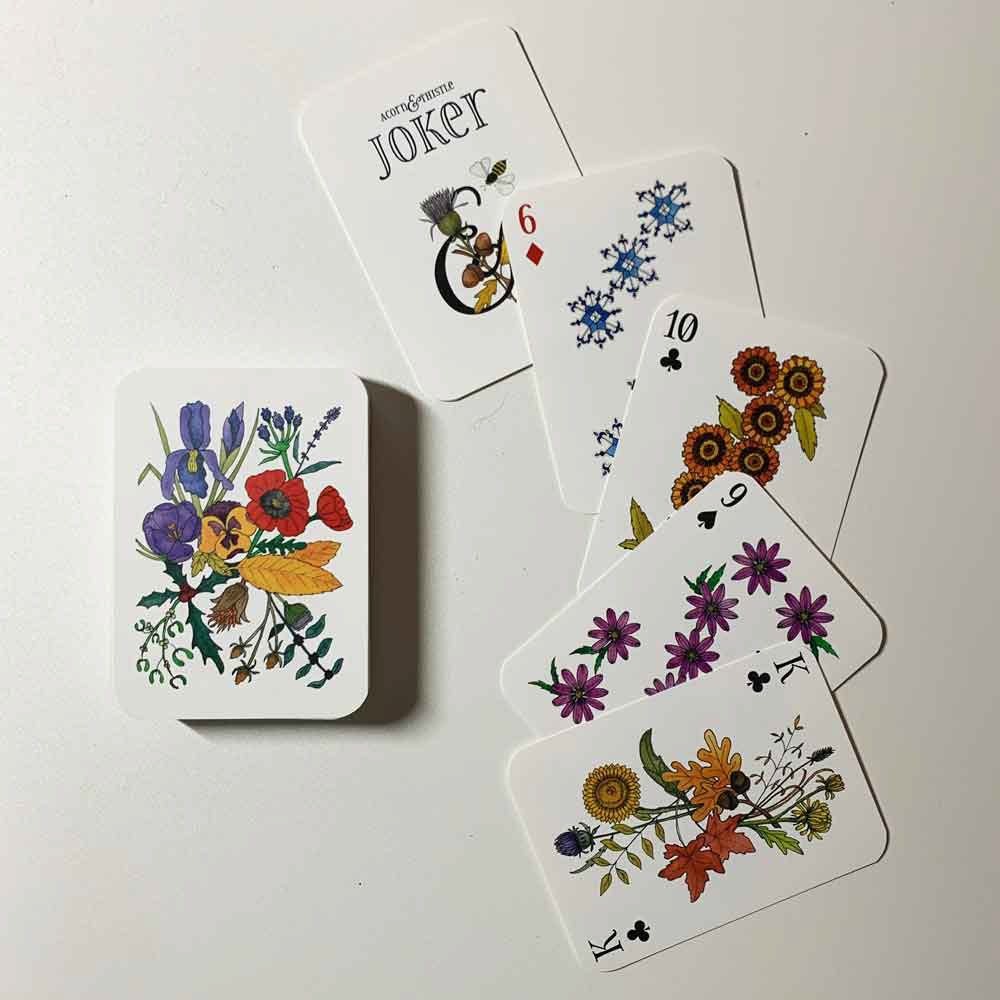 Botanical Art Playing Cards