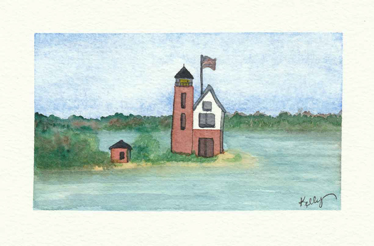 Watercolor Postcard