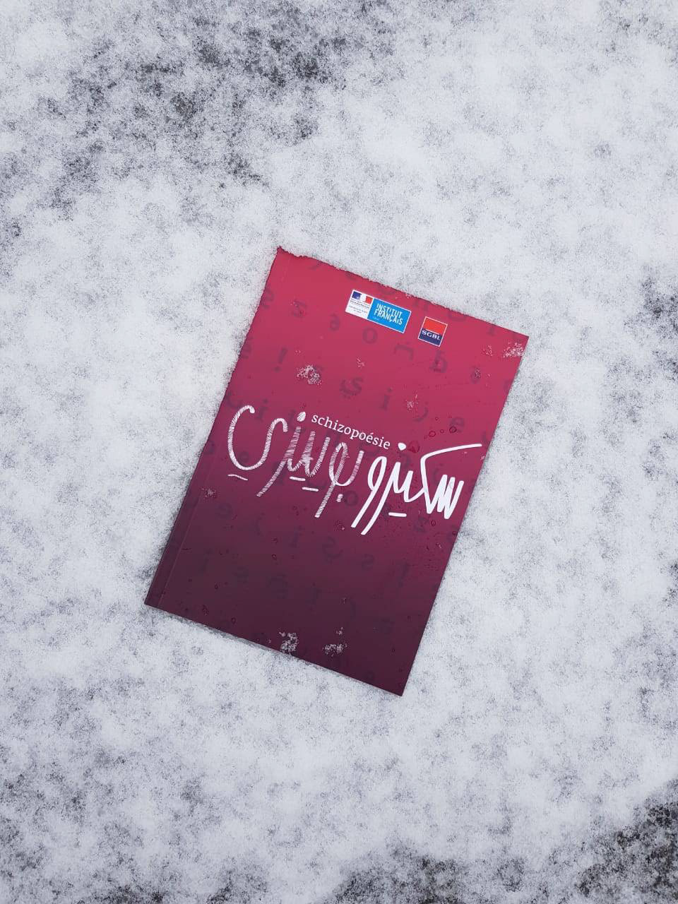 The catalog of the exhibition in the Swiss snow
