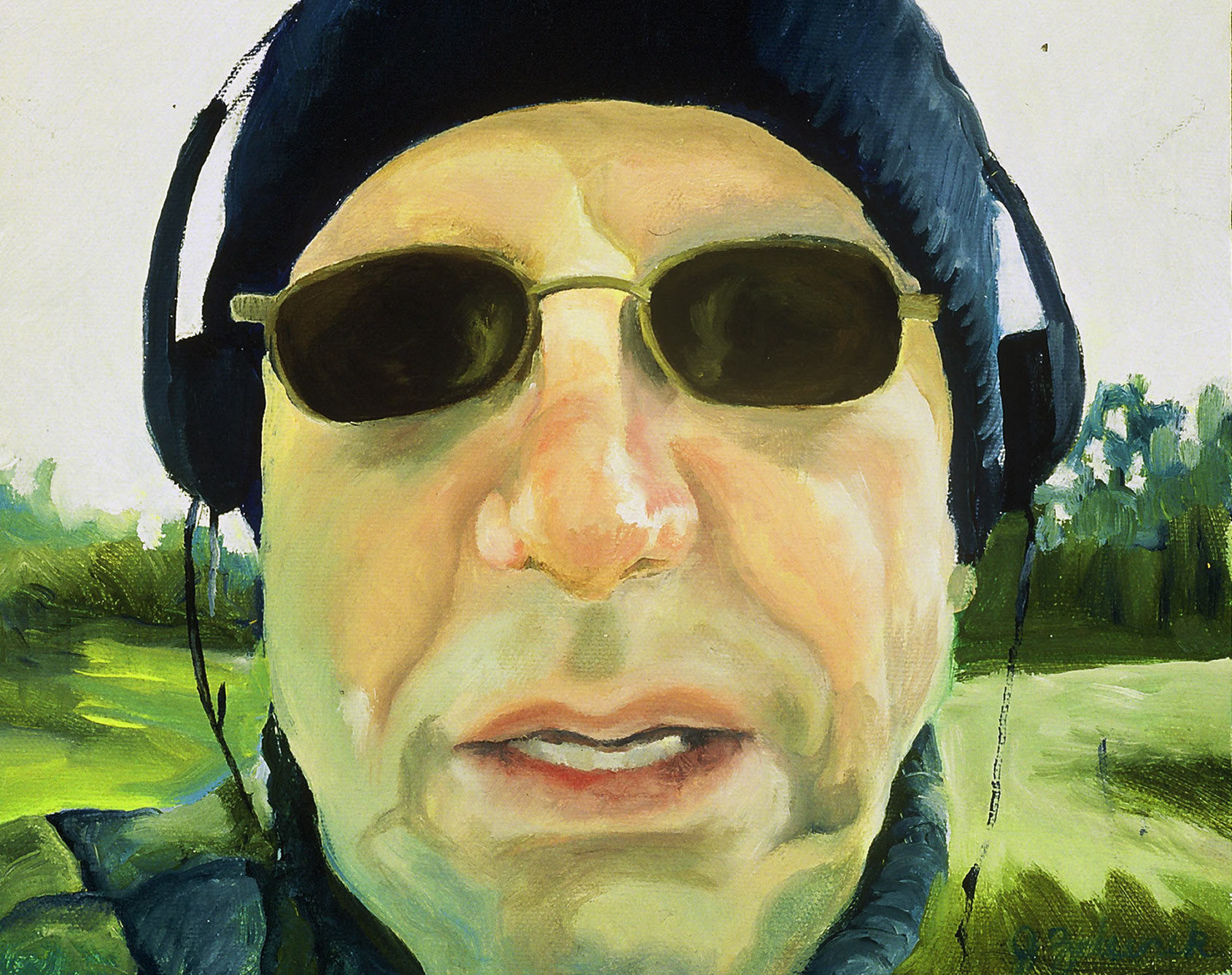 Dad In The Park, 8" x10"