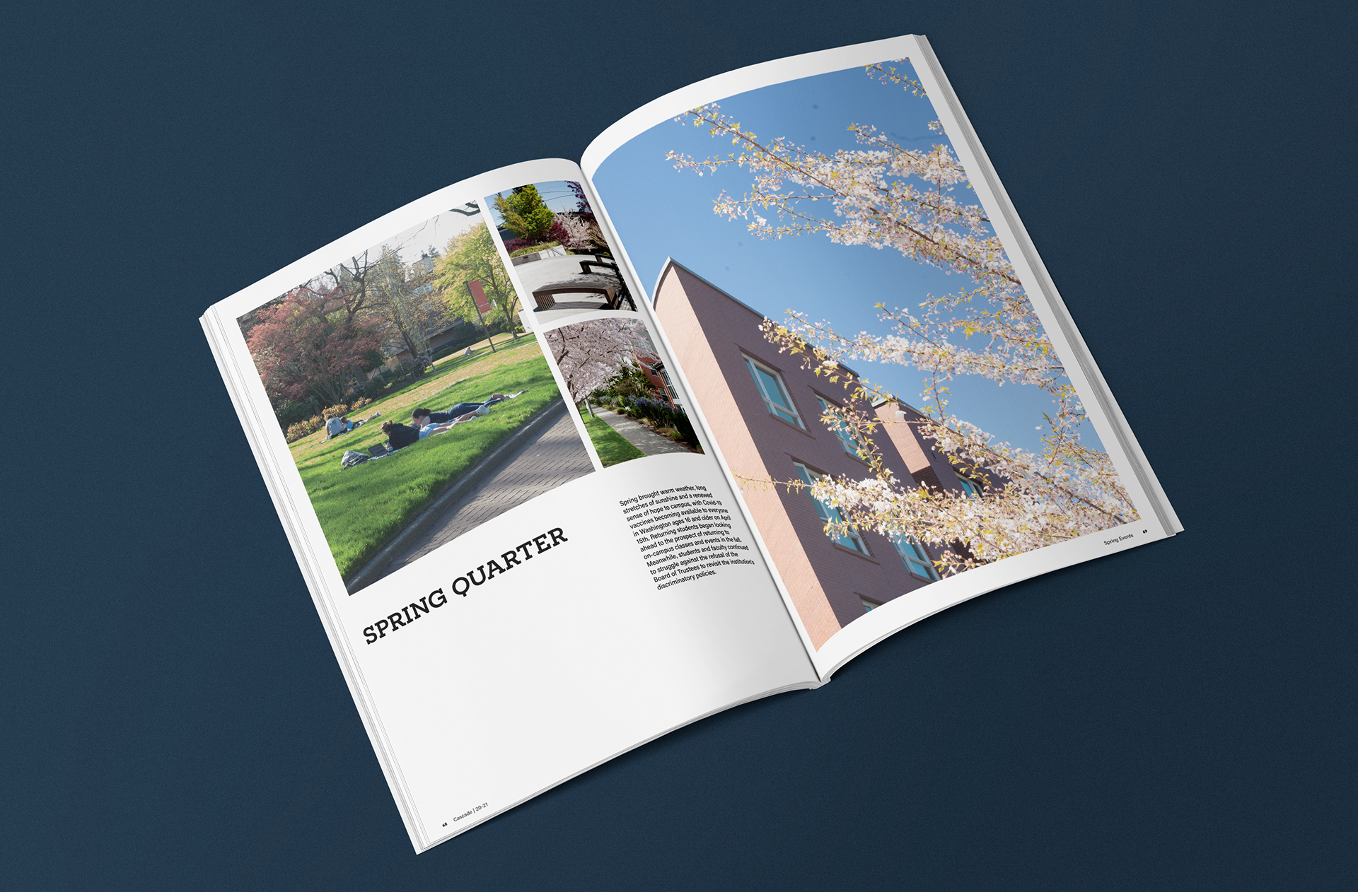 Spring Quarter - Intro spread.