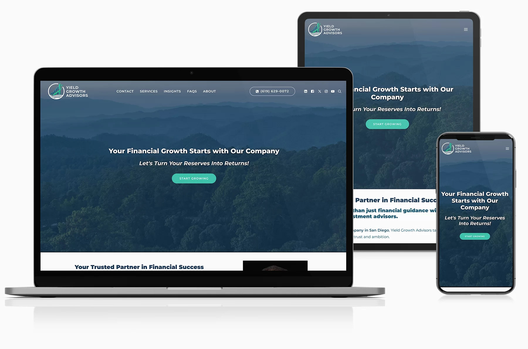Financial Website Design Services in San Diego