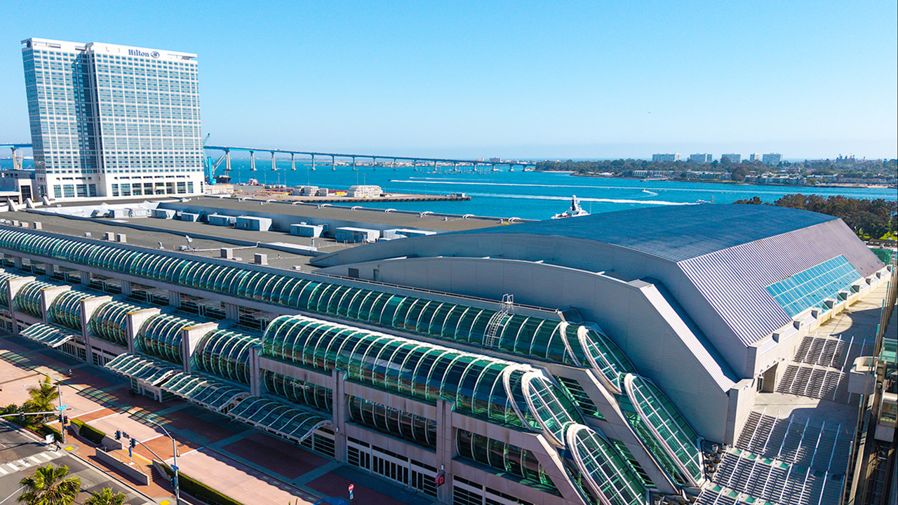 San Diego Convention Center Drone Photography