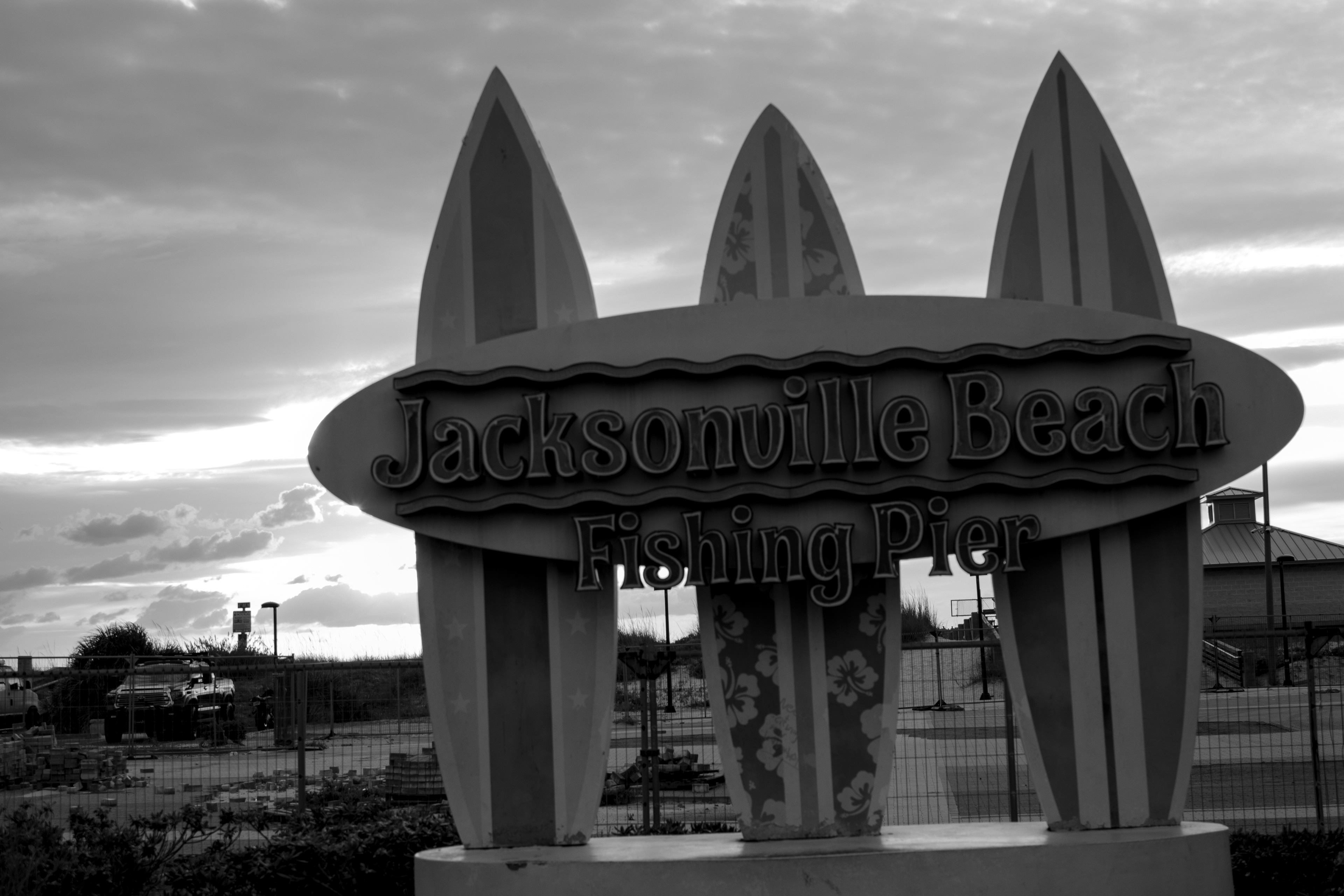Jax Beach Pier Sign