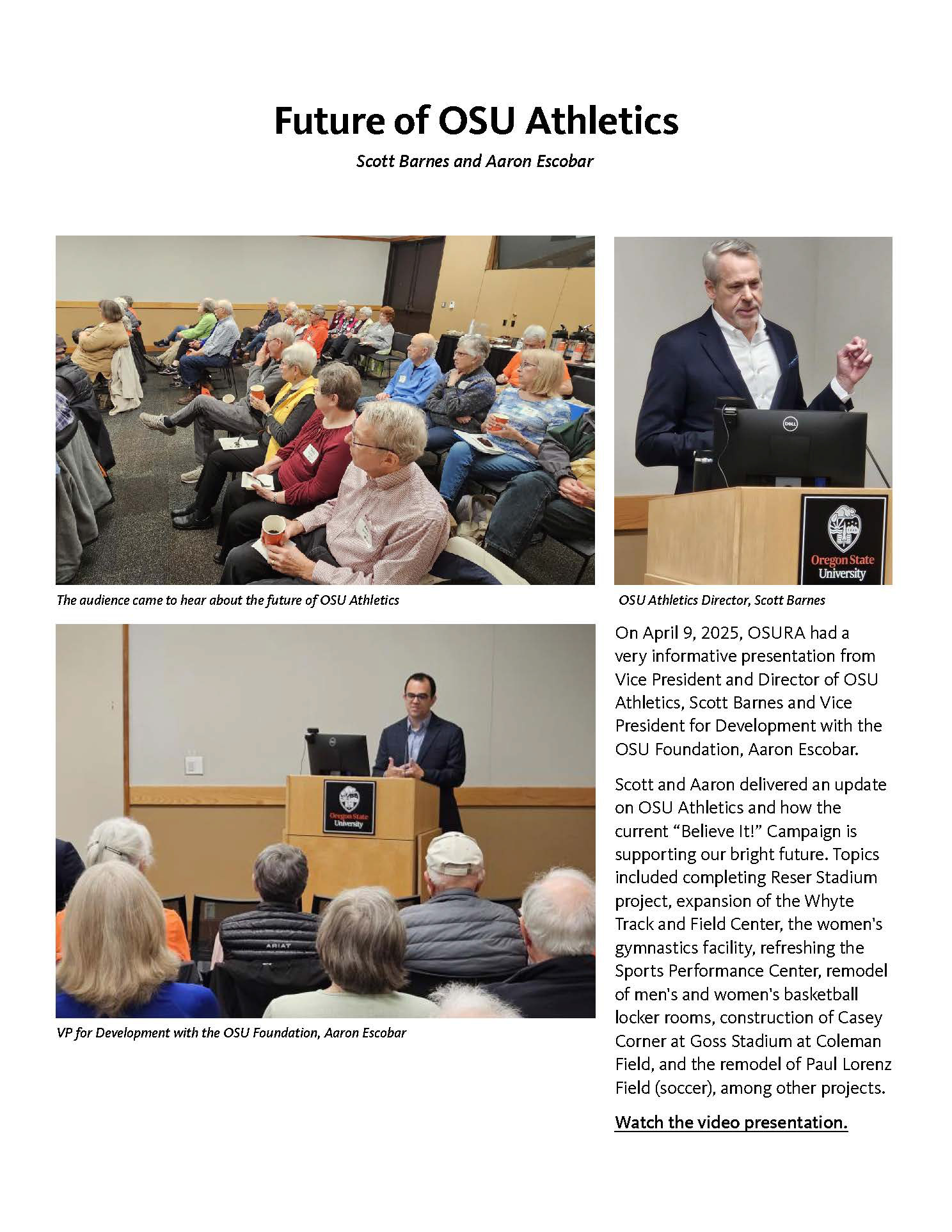 Spring 2025 Newsletter