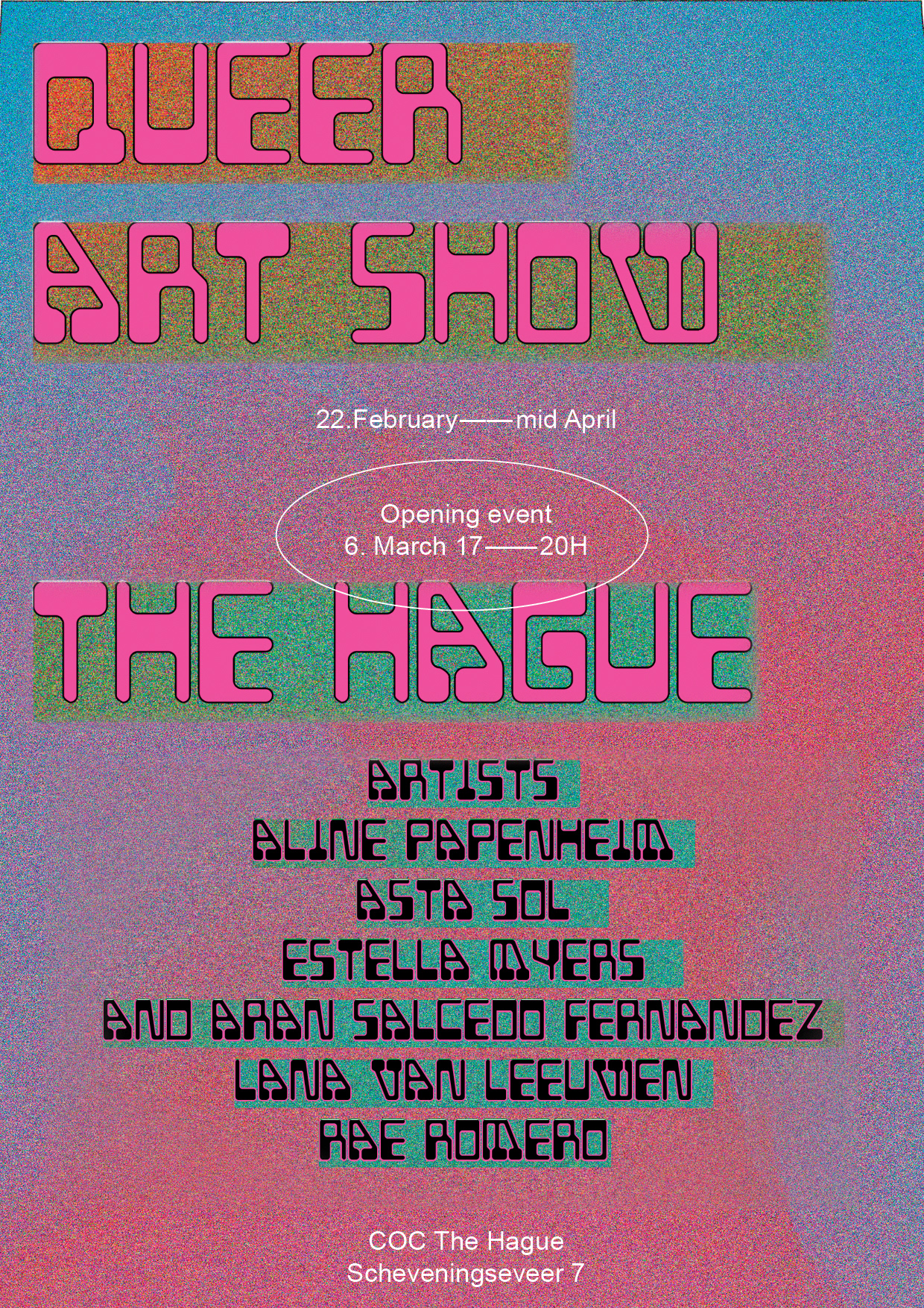 Poster Design - Queer Art Show The Hague