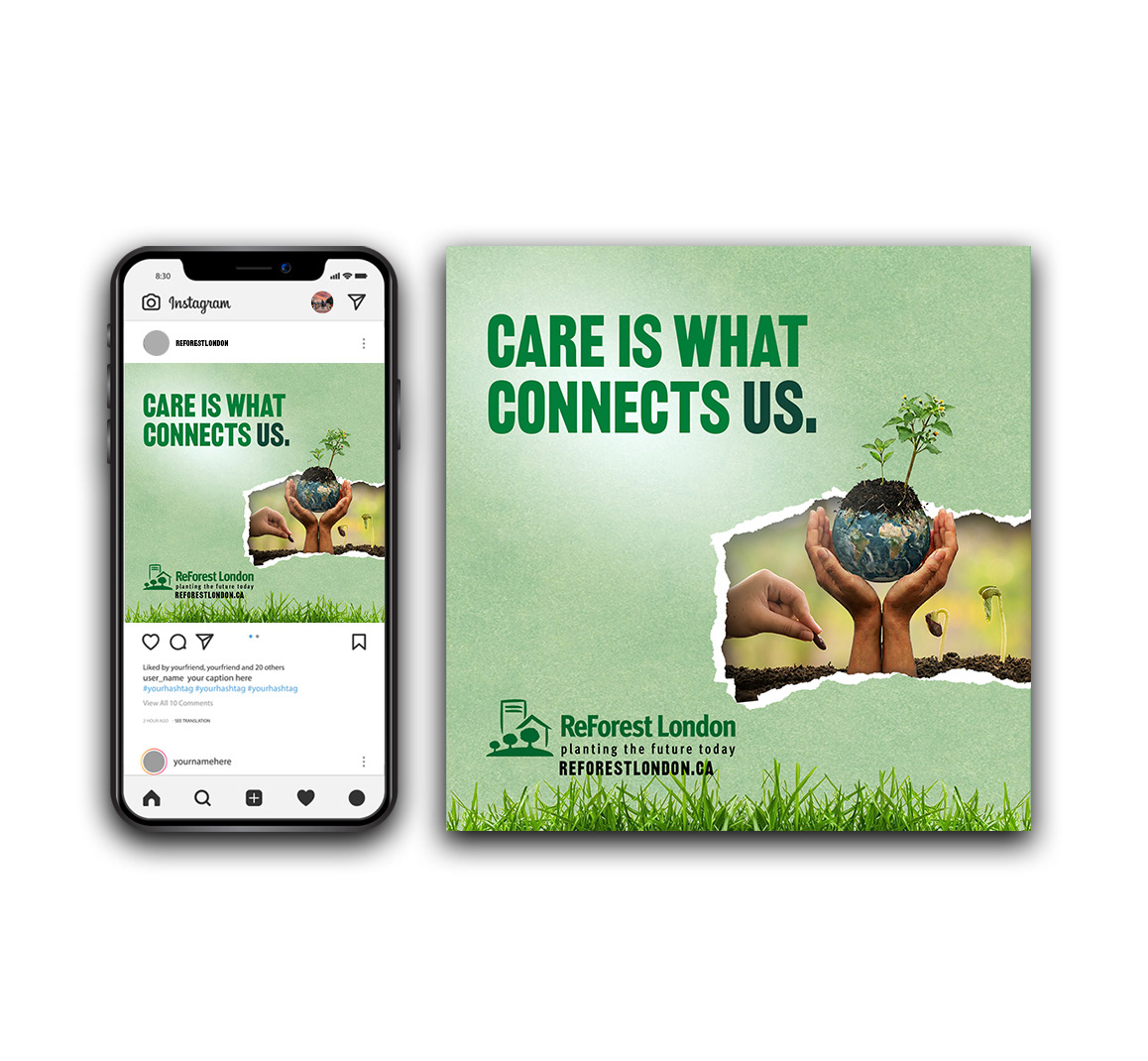 Instagram Post Mock Up 1080 x 1080 px (1:1 ratio)