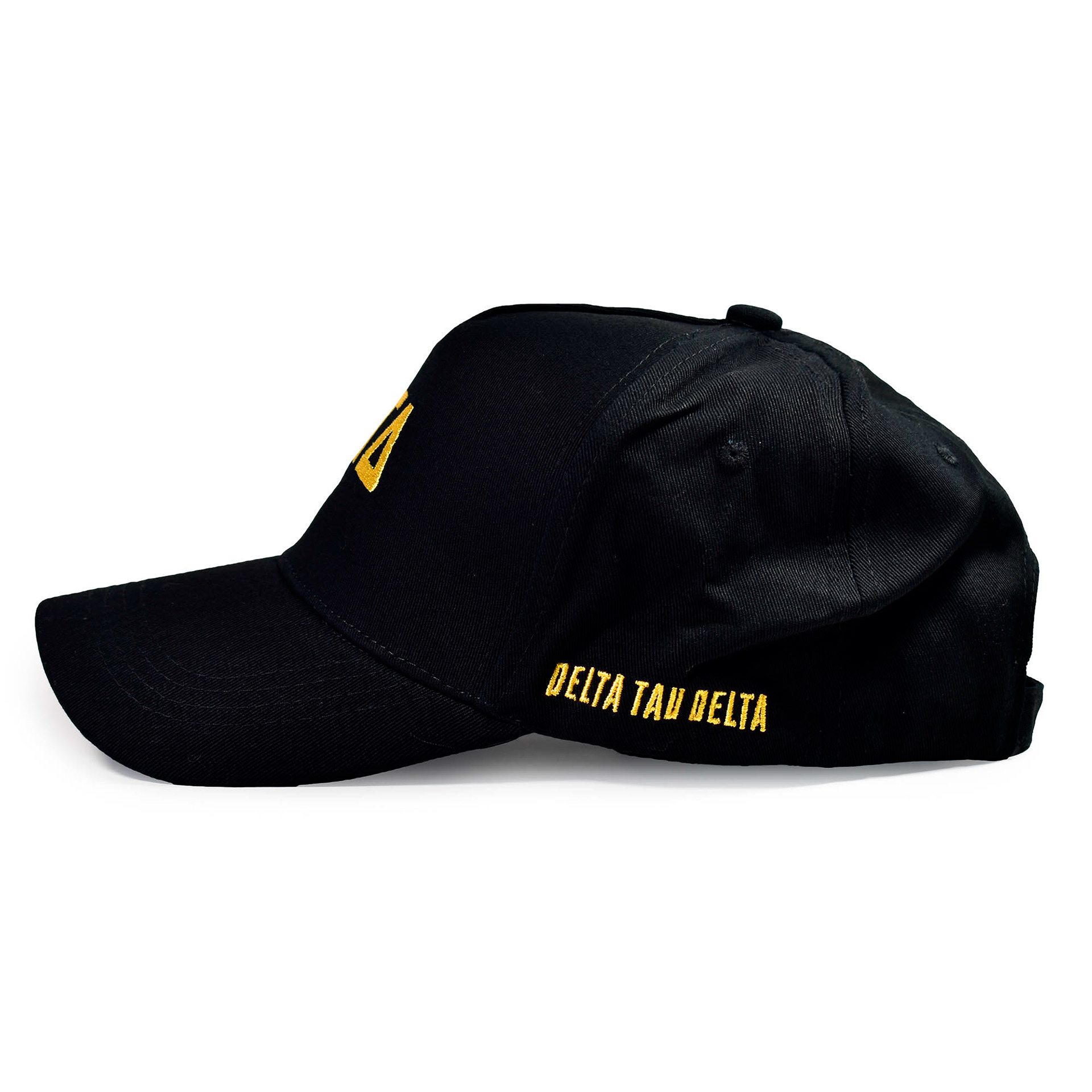 Fraternity 5 panel brush cotton baseball hat - after