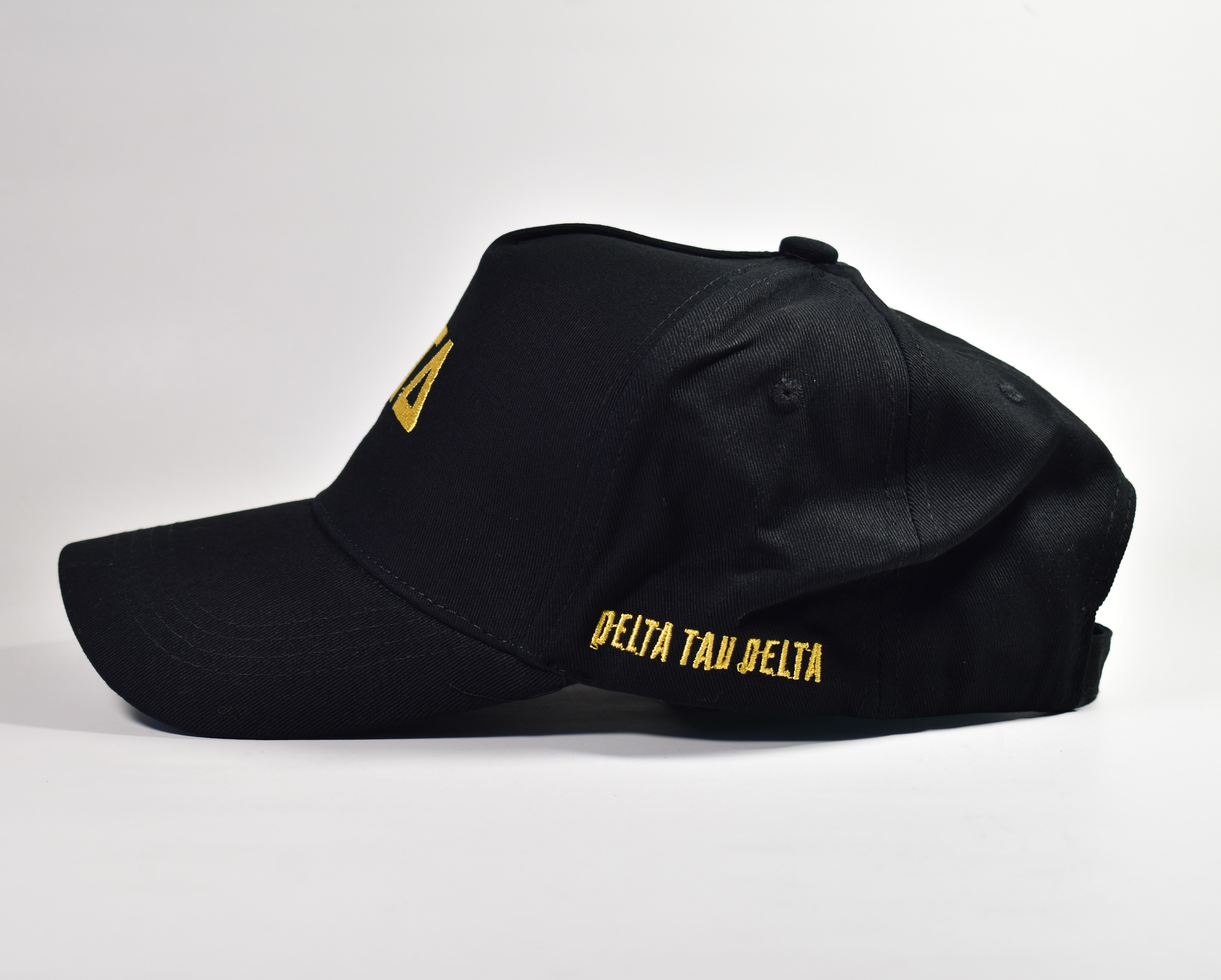 Fraternity 5 panel brush cotton baseball hat - before