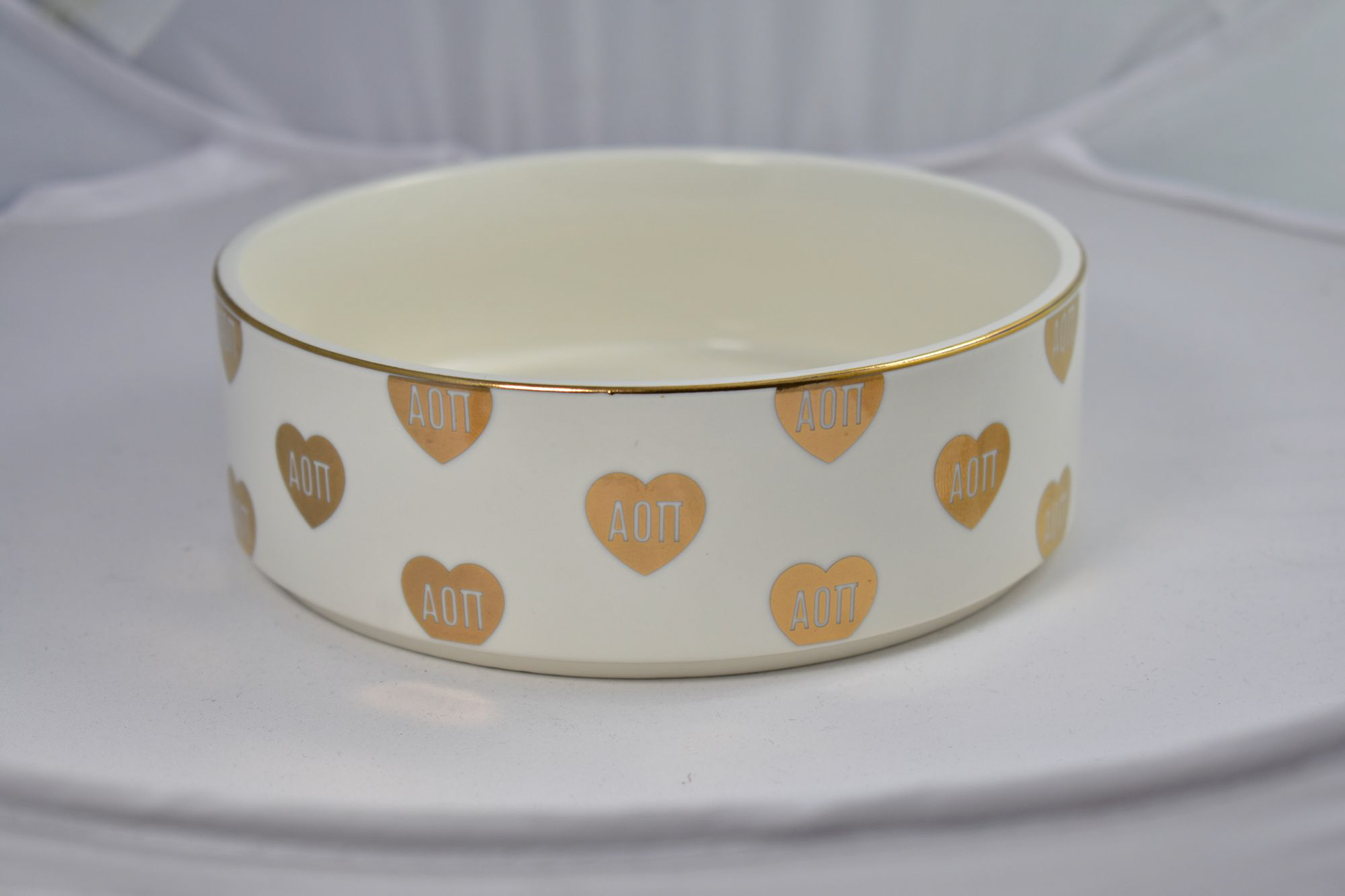 Sorority Ceramic Pet Bowl - before