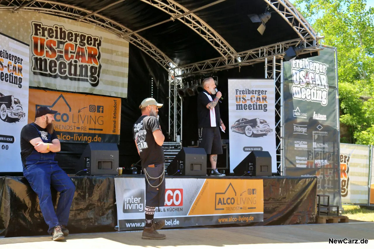 Alco Living Banner beim Freiberger US Car Meeting