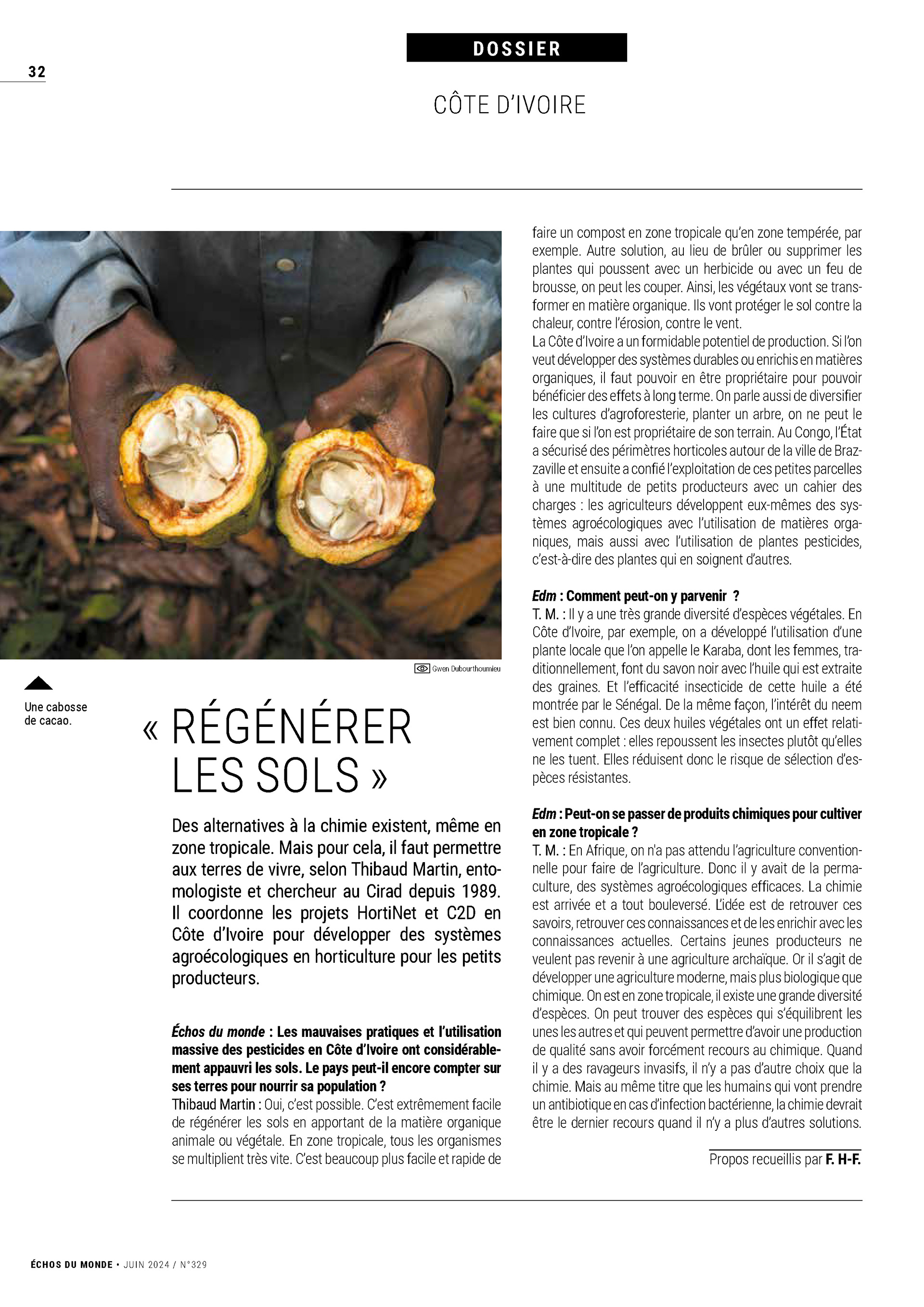 Echos du monde - June 2024