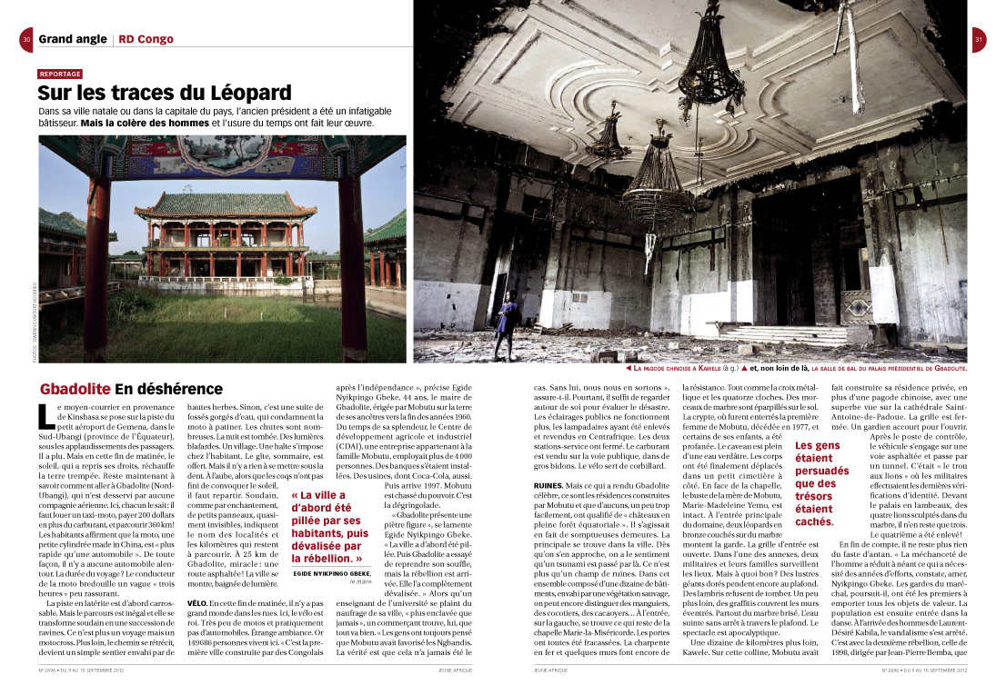 Jeune Afrique n°2696 - 9-15 September 2012