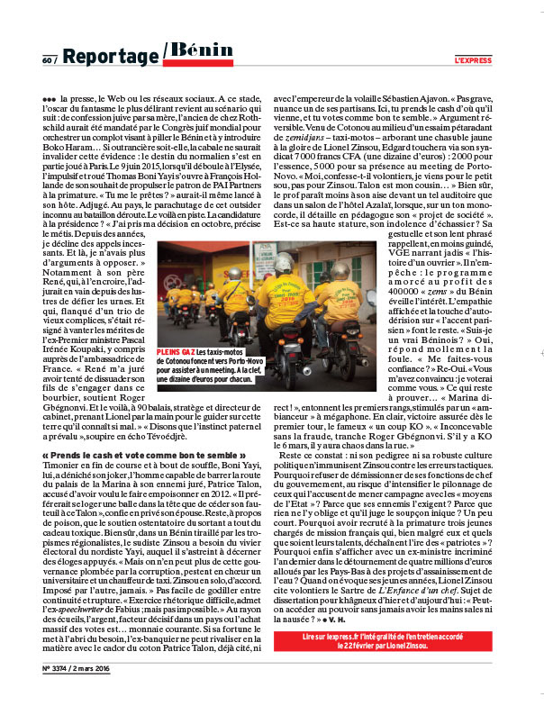 L’Express n°3374 - 2-8 March 2016