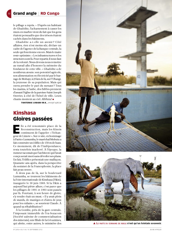 Jeune Afrique n°2696 - 9-15 September 2012