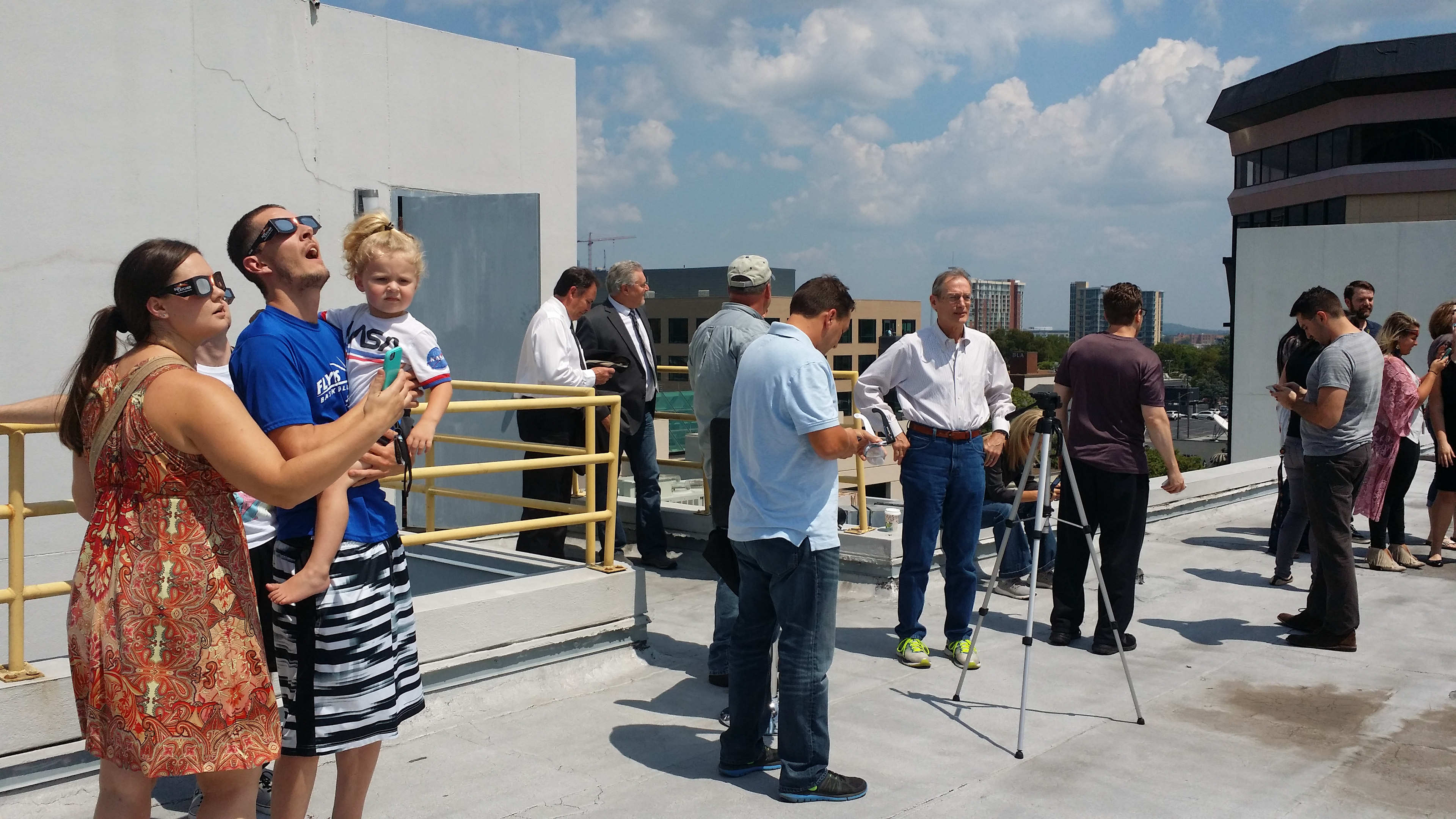 2016 Eclipse on RFD-TV's rooftop