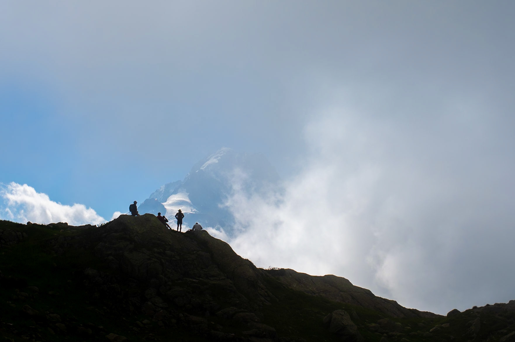 Montblanc Range, French Alps, France