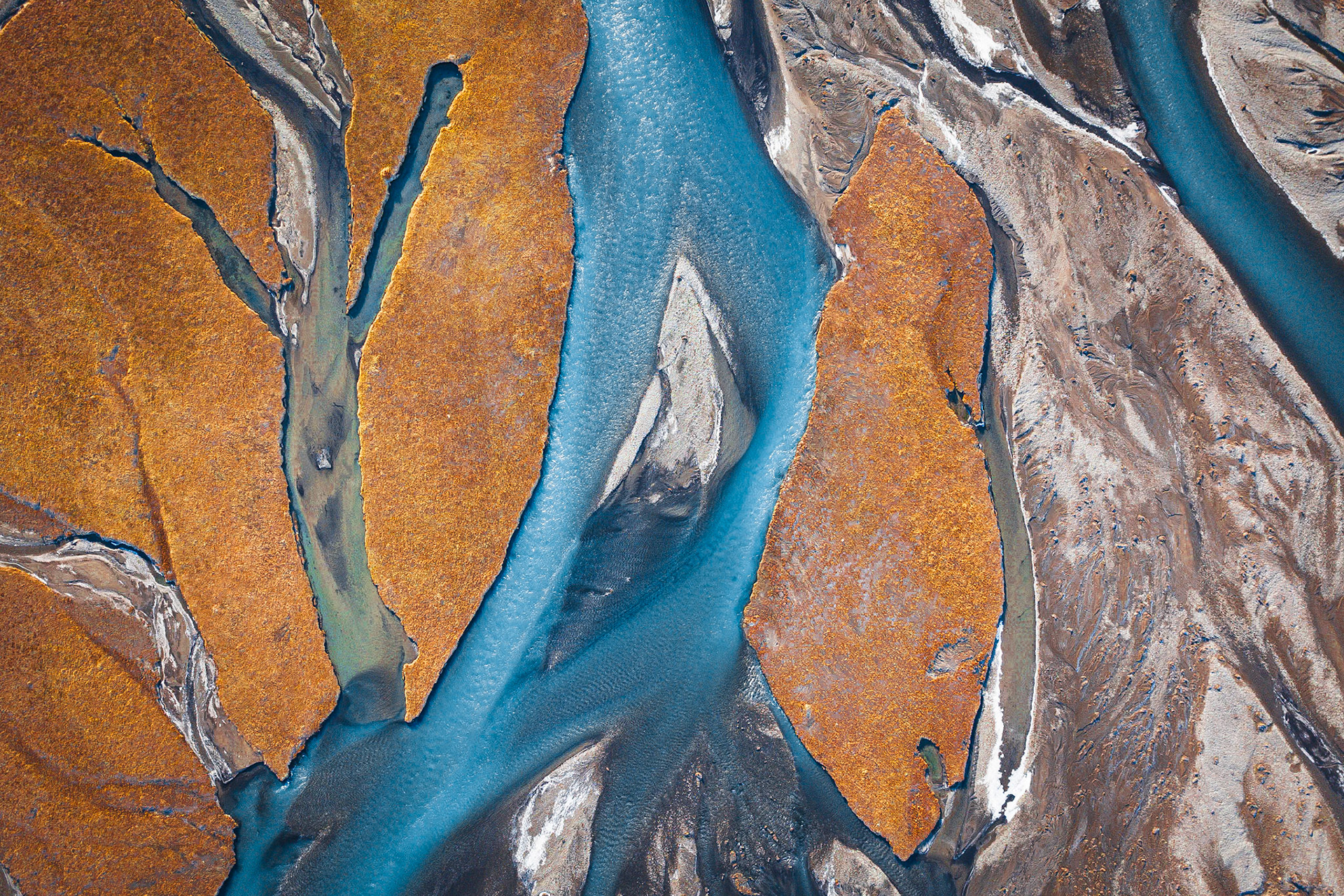 Glacial Rivers, Northern Iceland