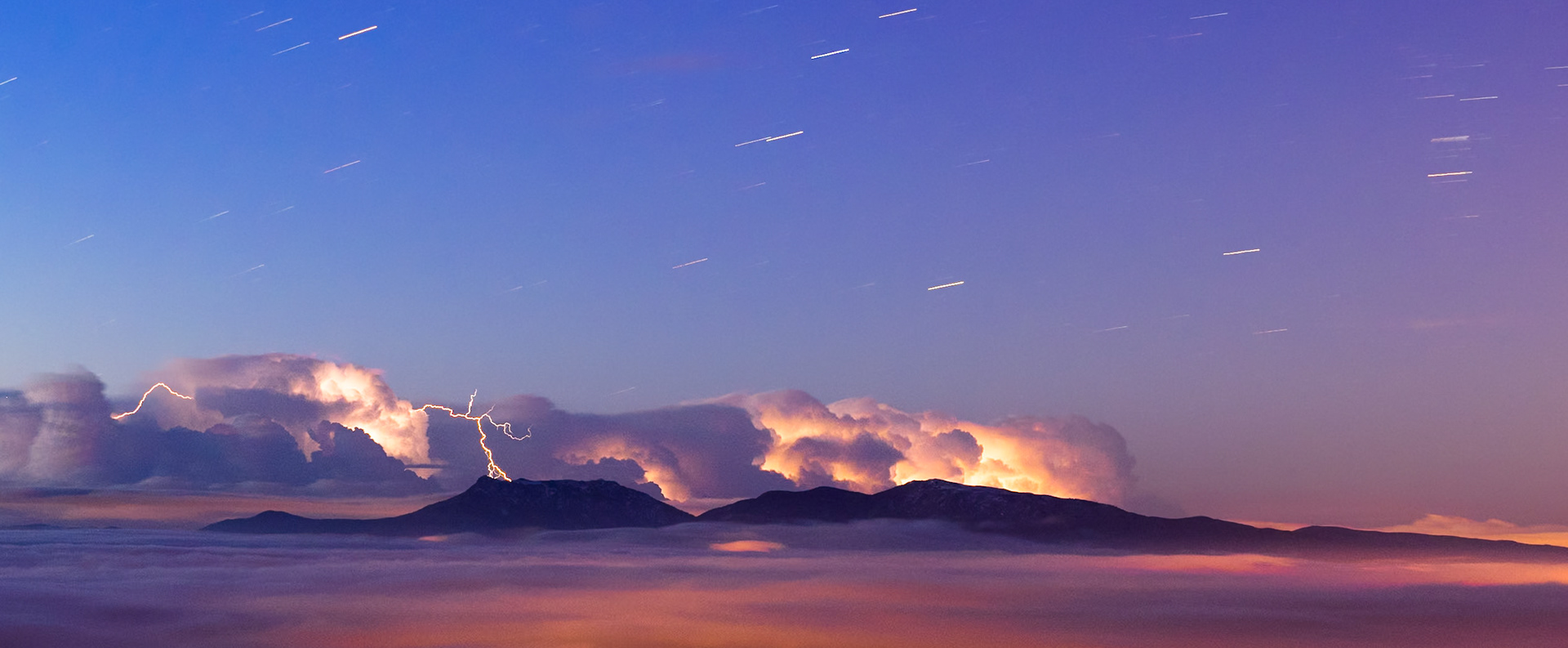 Thundestorm, Monseny, Catalunya