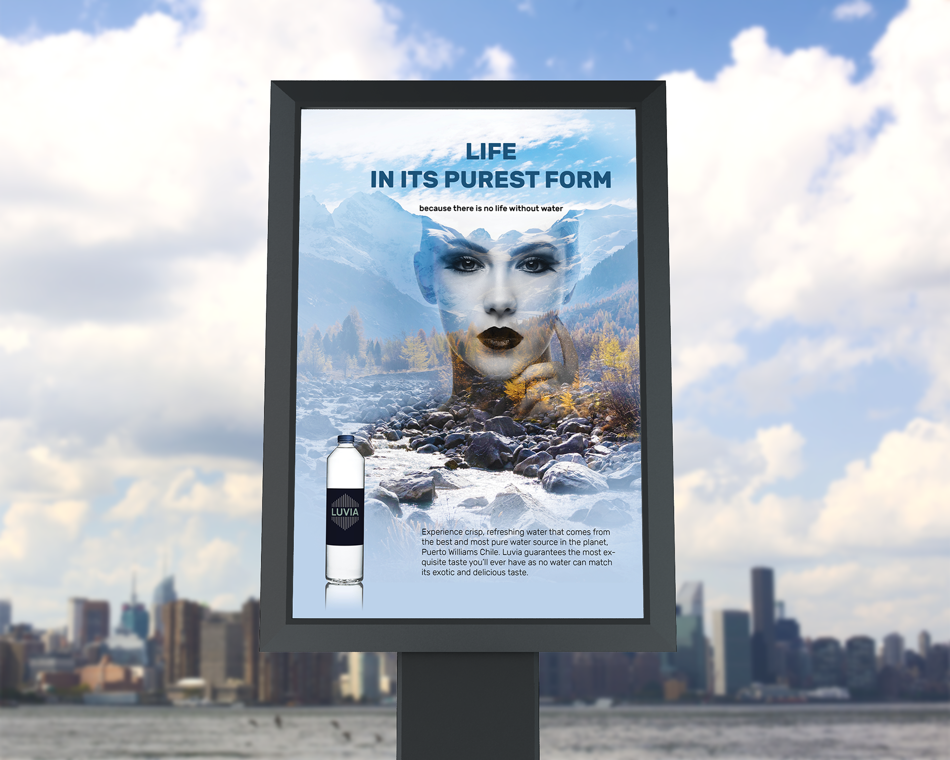 luvia water ad