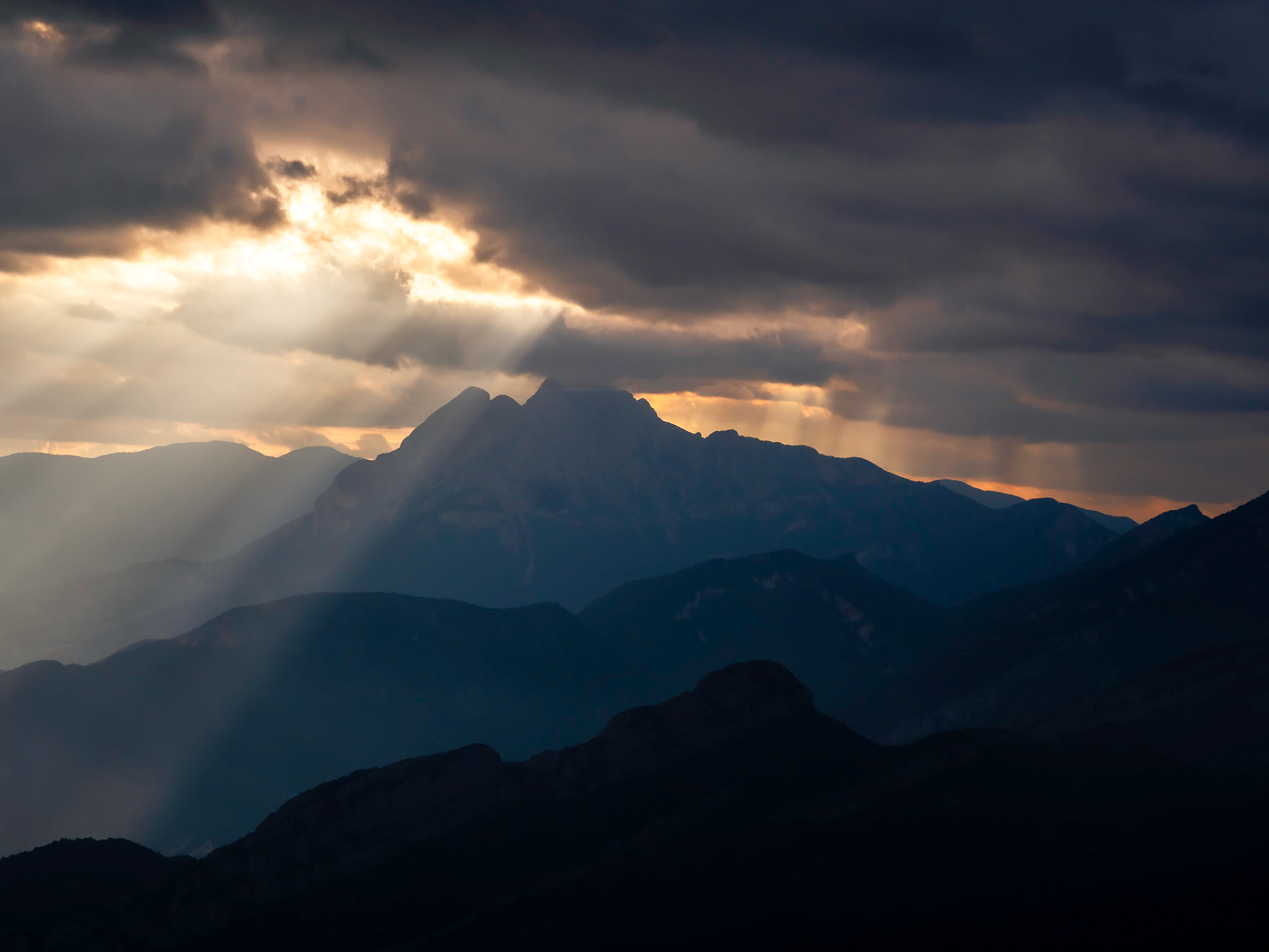 Pedraforca desde el Mirador dels Orris