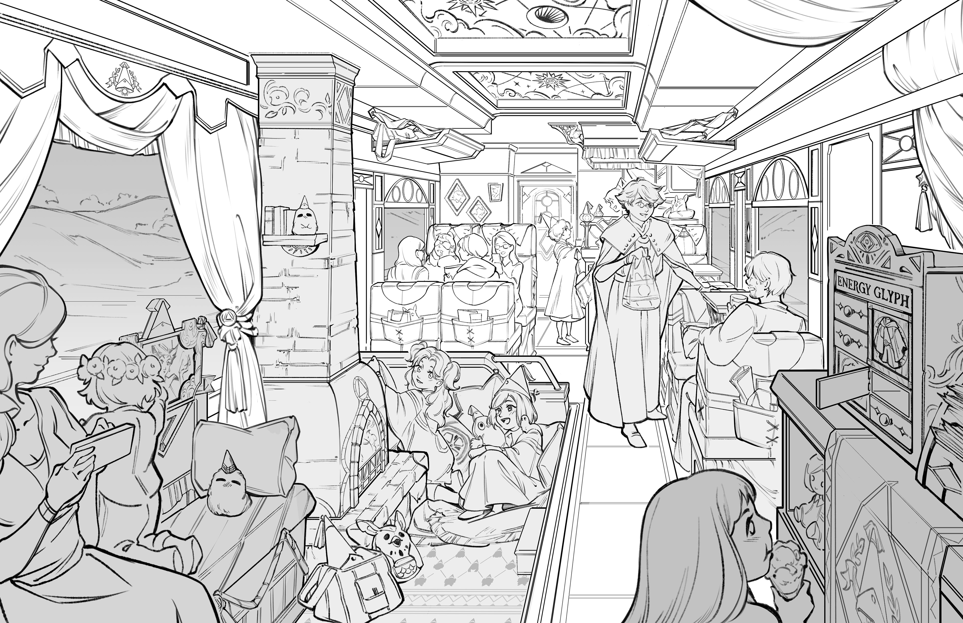 Train ride to the Park