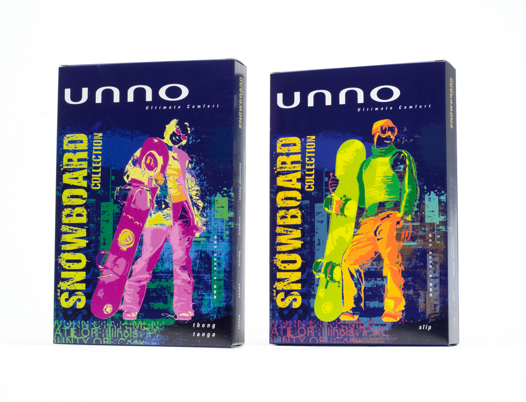 Snowboard inspired prints