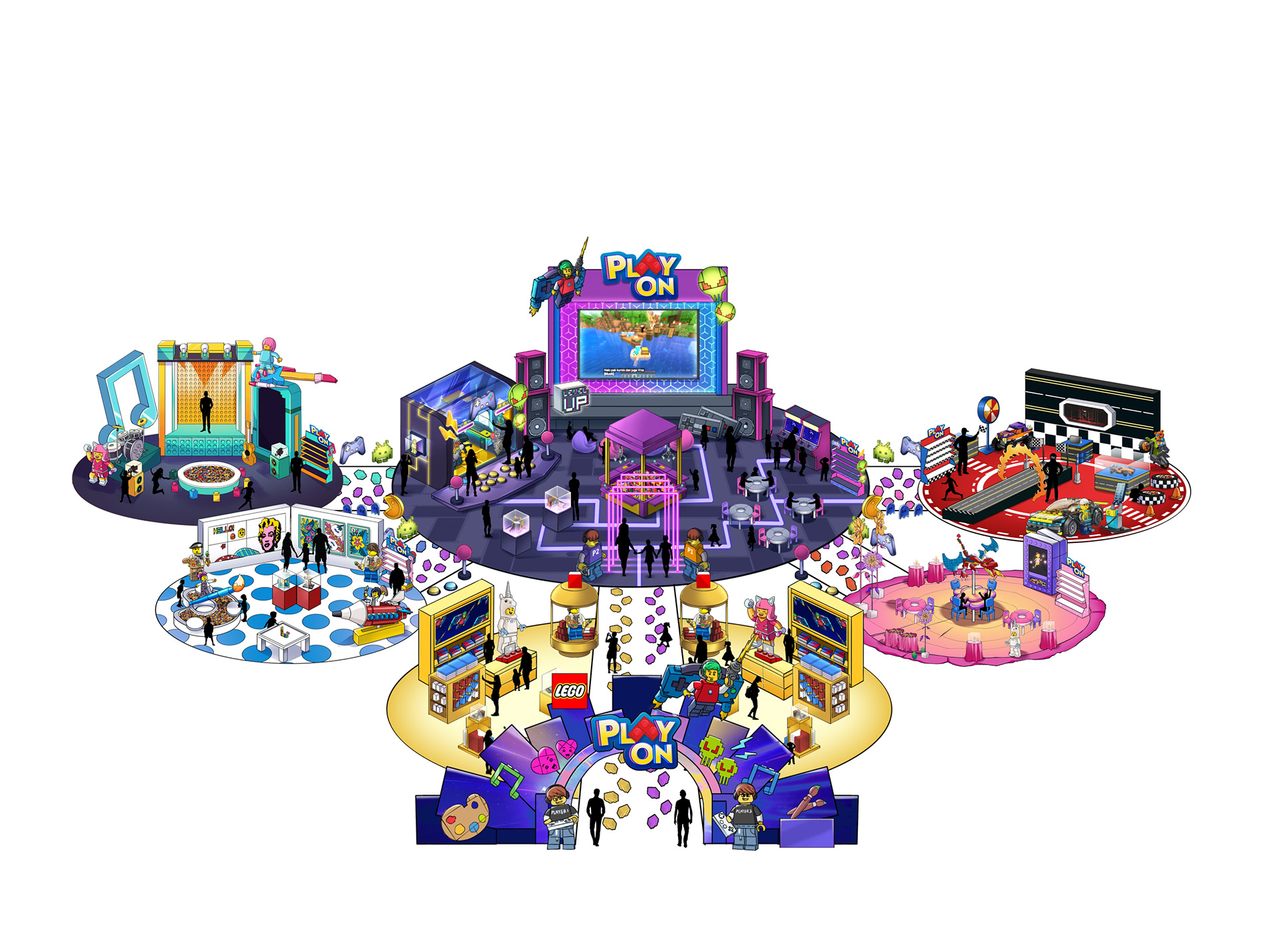 GAMING-themed event space