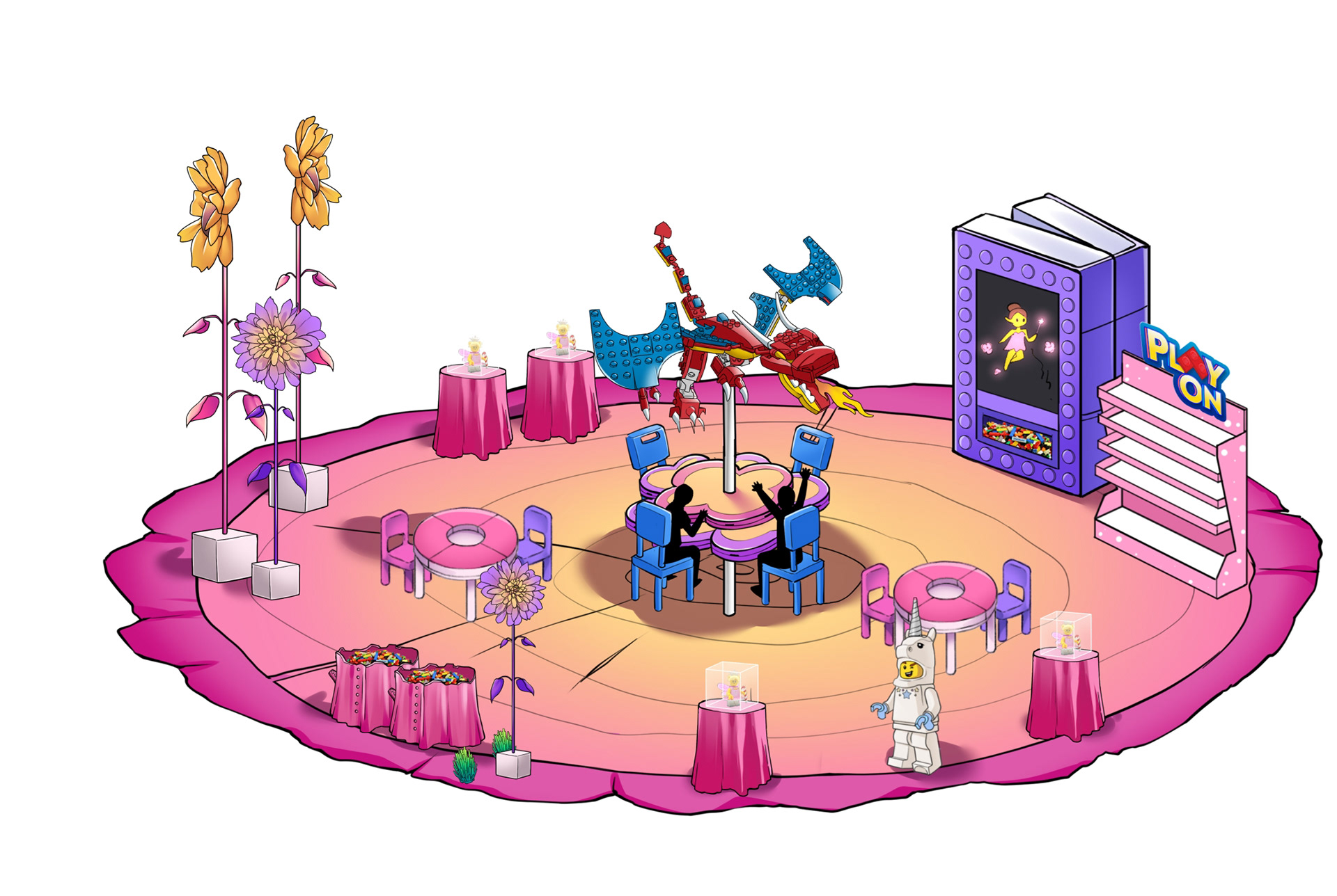 FANTASY-themed booth