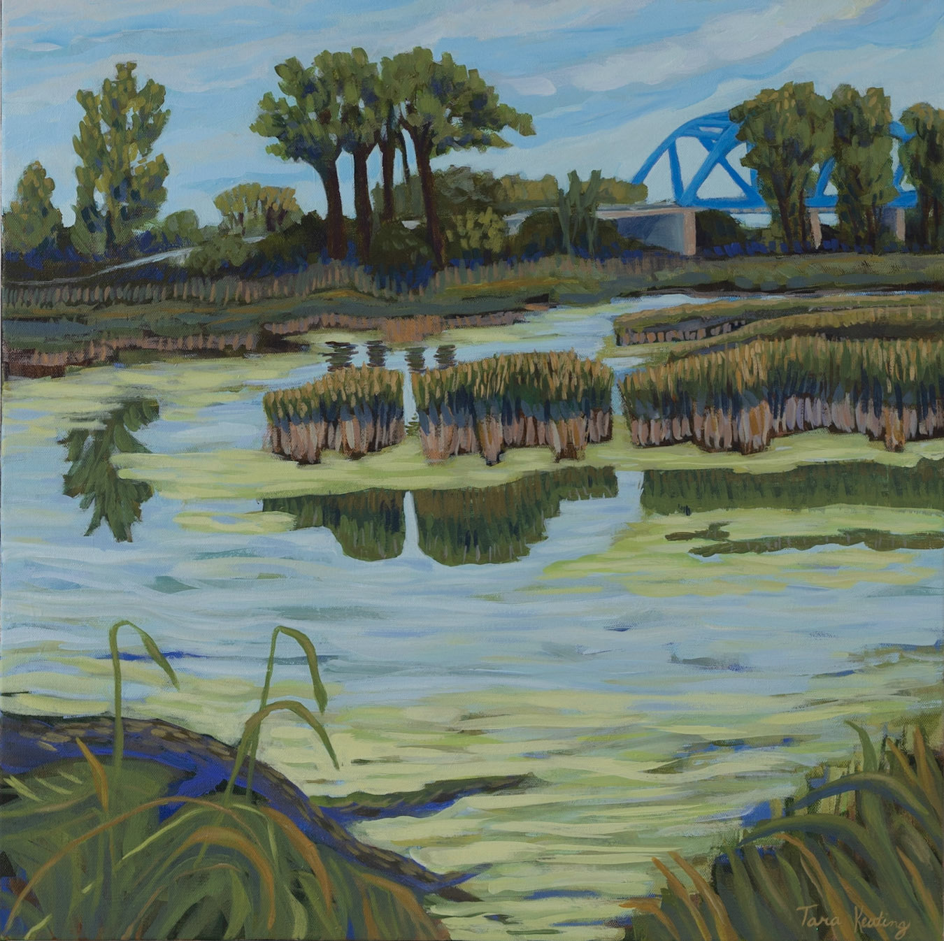 24x24 inches on gallery wrapped canvas, $1000