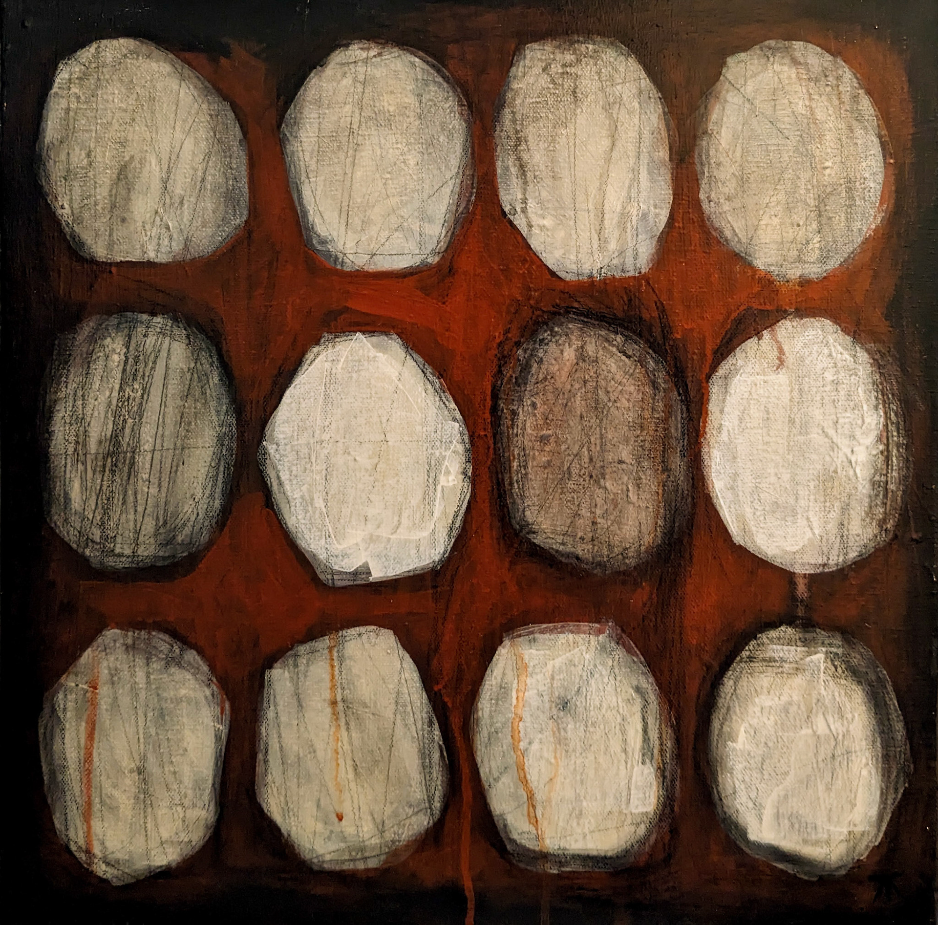"Gridstone No. 2," 16x16 inches, $850