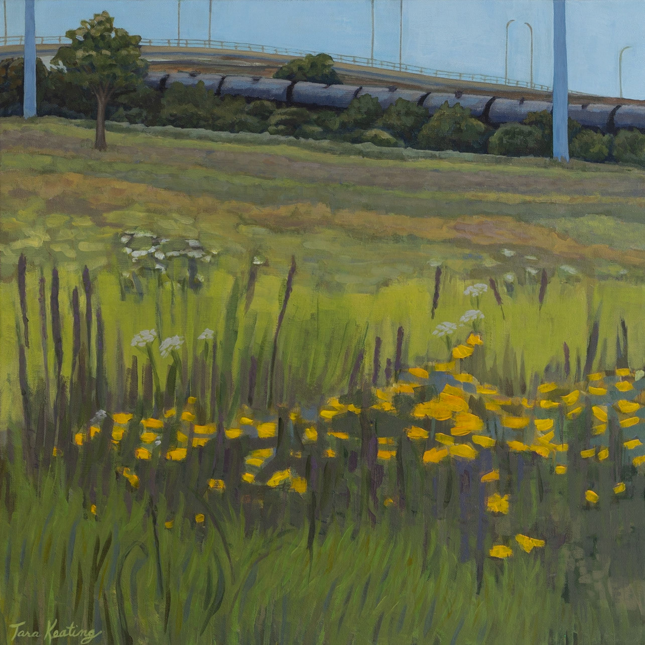 24x24 inches on gallery wrapped canvas, $1000