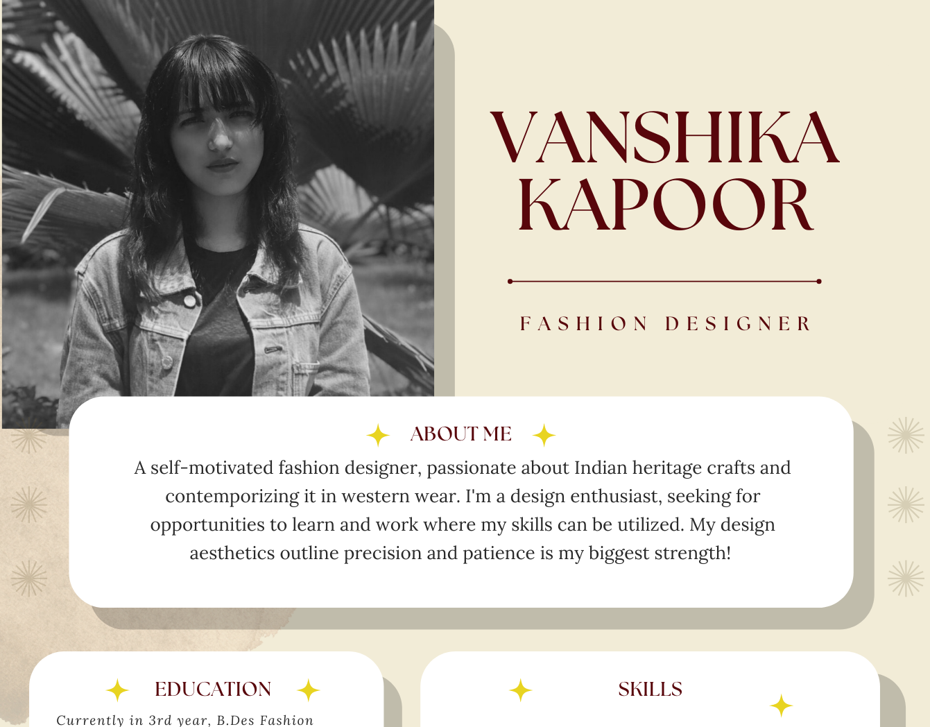 Vanshika Kapoor Resume