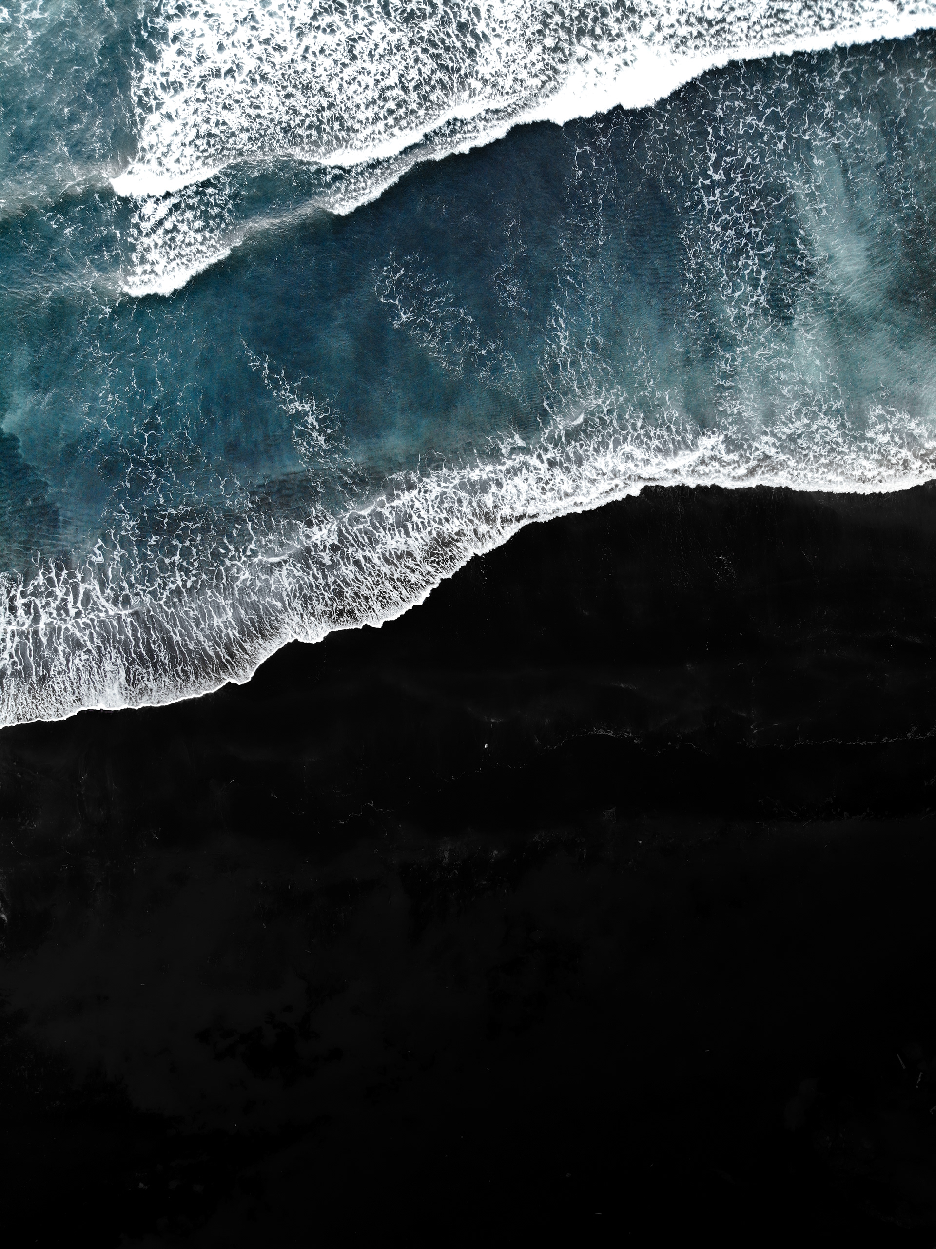Faroe Islands, Saksun. Black sand beach at the very end of this remote 14 inhabitants village.
