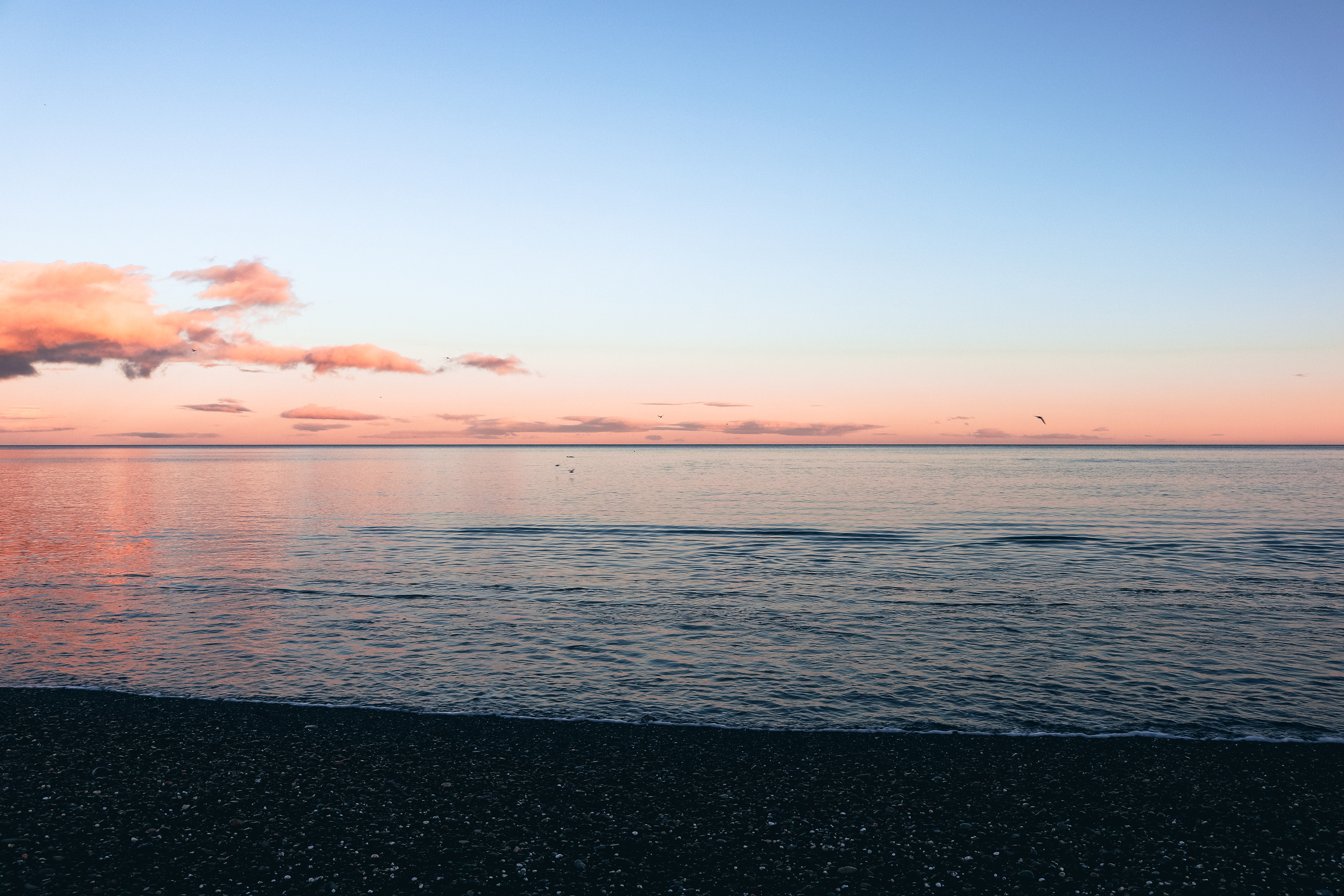 Iceland, Snæfellsnes peninsula. Shot taken in May, in the middle of the night - around 2AM - as the sun barely sets. That's why Iceland is a land of the midnight sun.