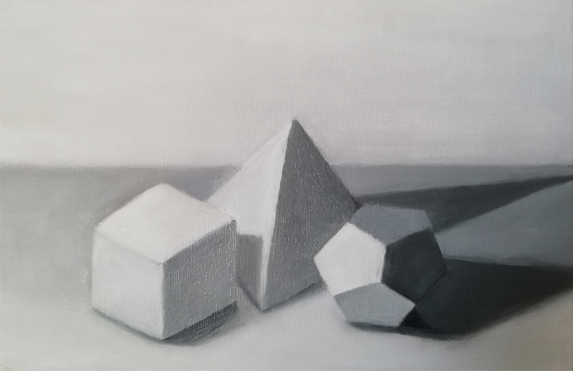 Bodegón 5 - Óleo en Cartón tela 30x20 cm.