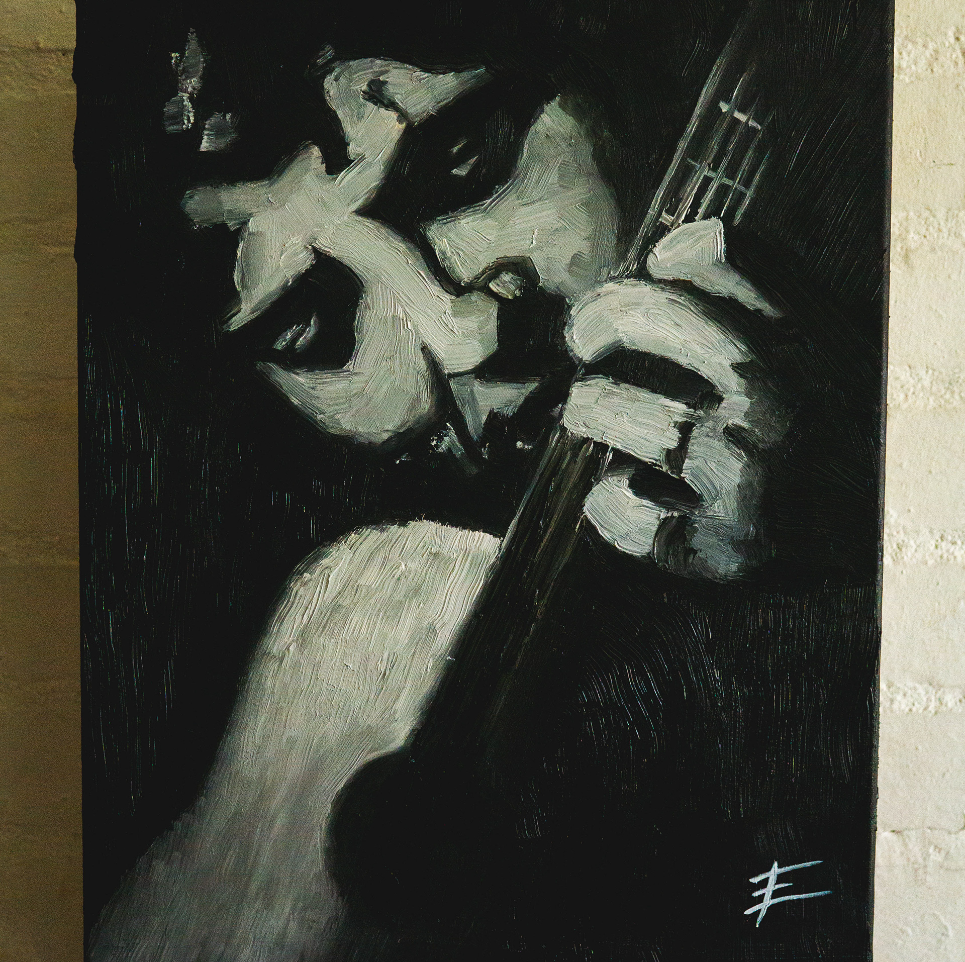 "Victor Jara 2" 🎨  Óleo sobre bastidor, 39 x 50 cm.