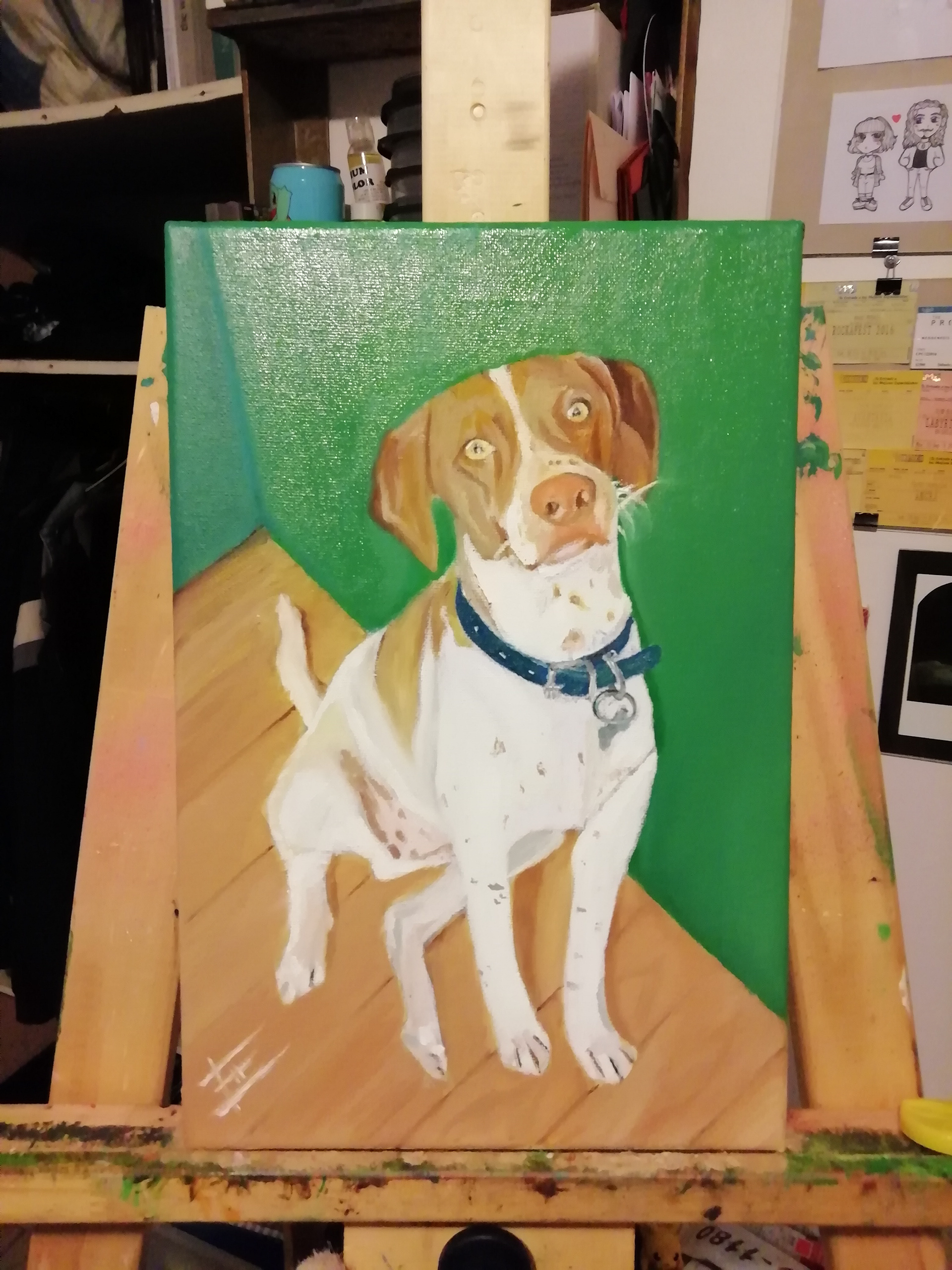 "Antu" - Oleo en tela 30 x 20 cm