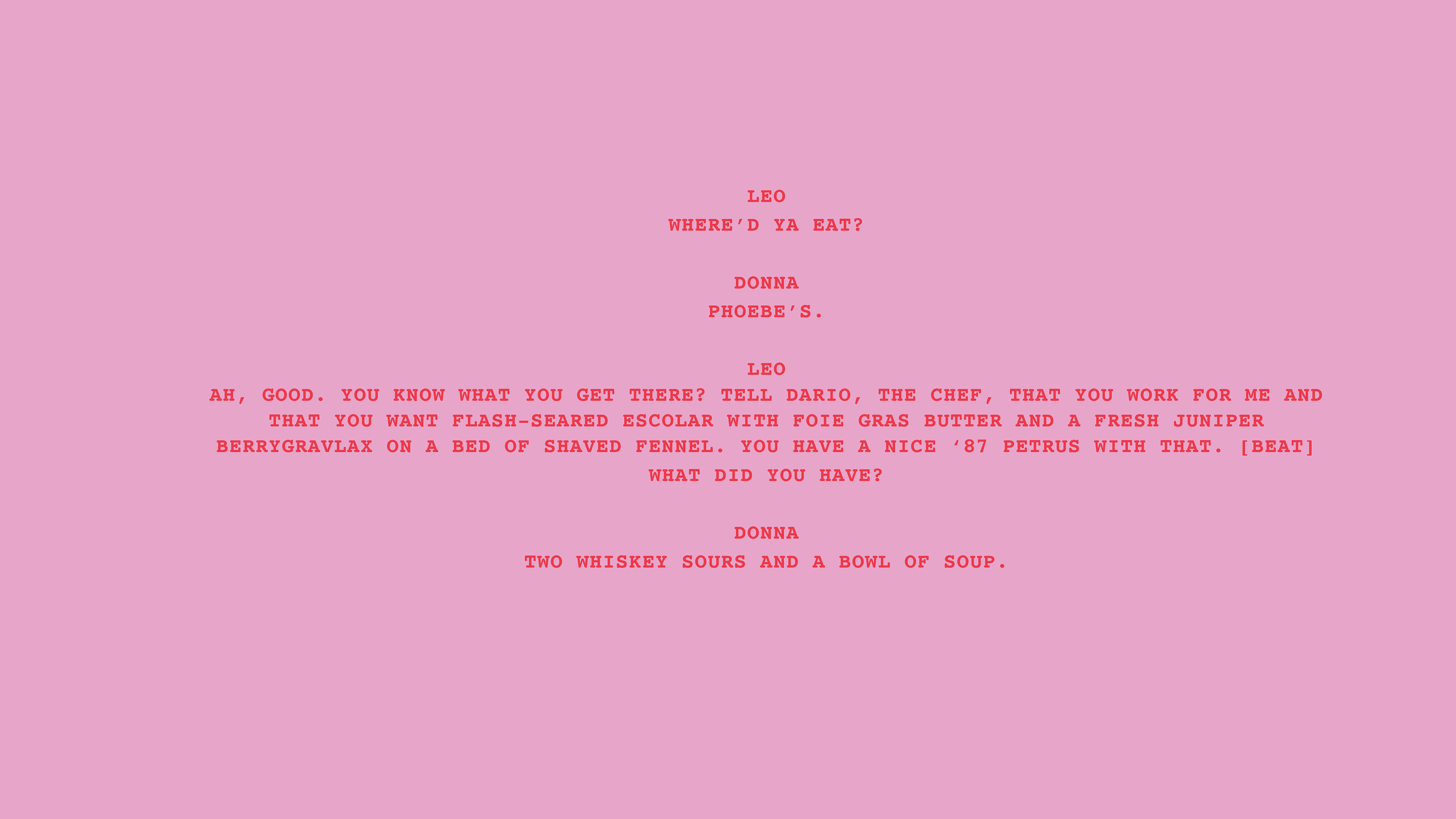 Heavily inspired by this niche moment from The West Wing, of course.