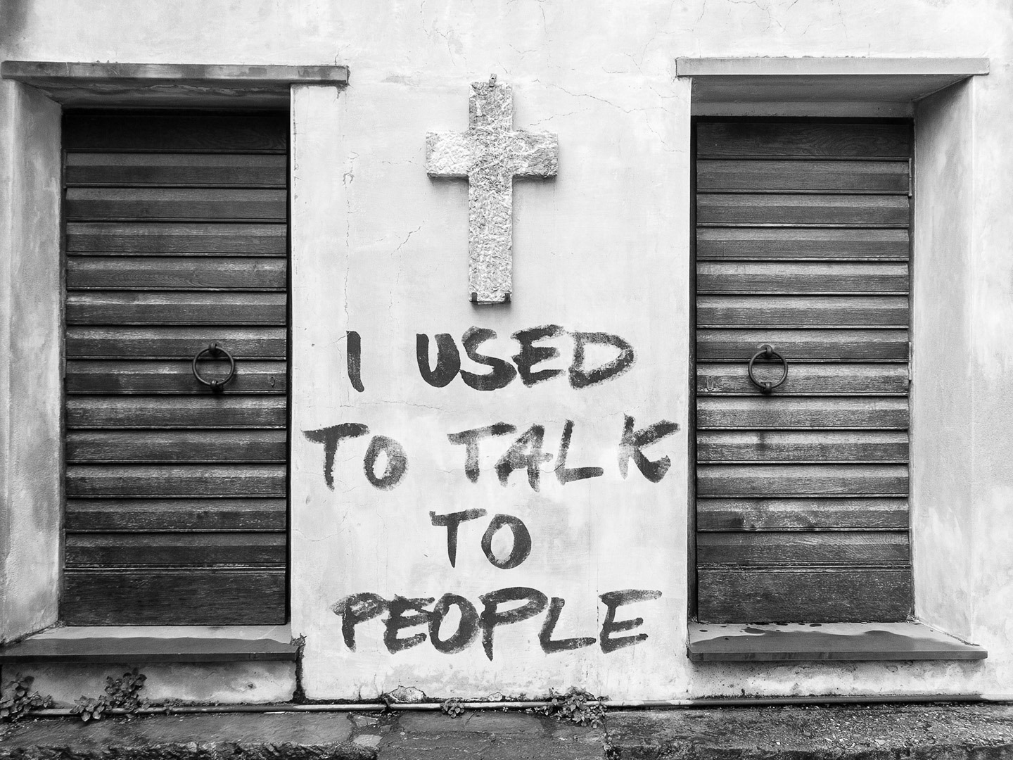 "I used to talk to people", Portovenere