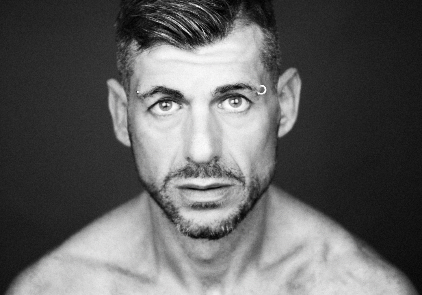 Sad, dumbfounded, bewildered man