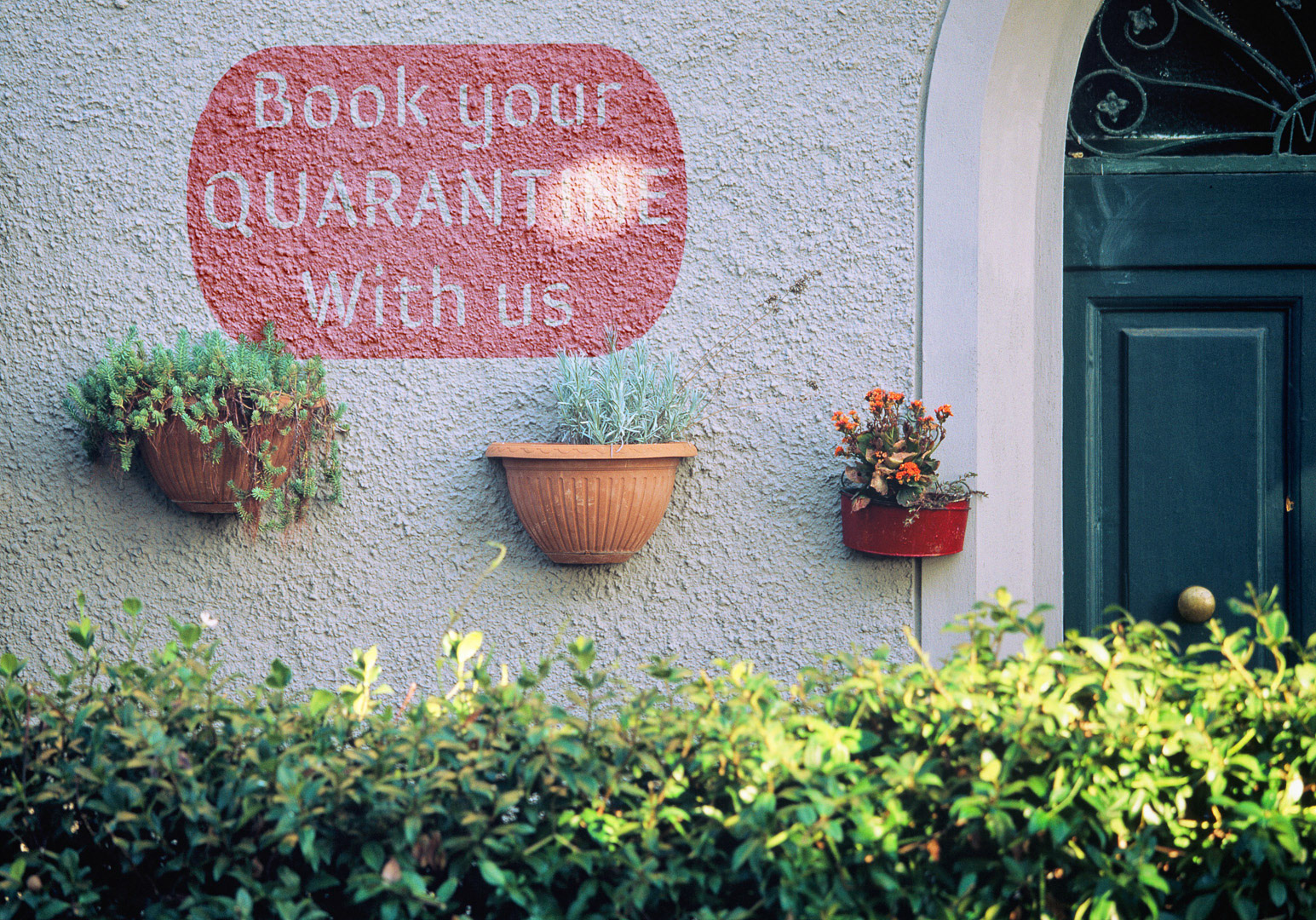 "BOOK YOUR QUARANTINE WITH US", Crespina