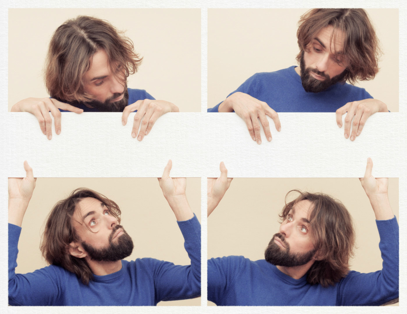 funny interactions in a passport photo set