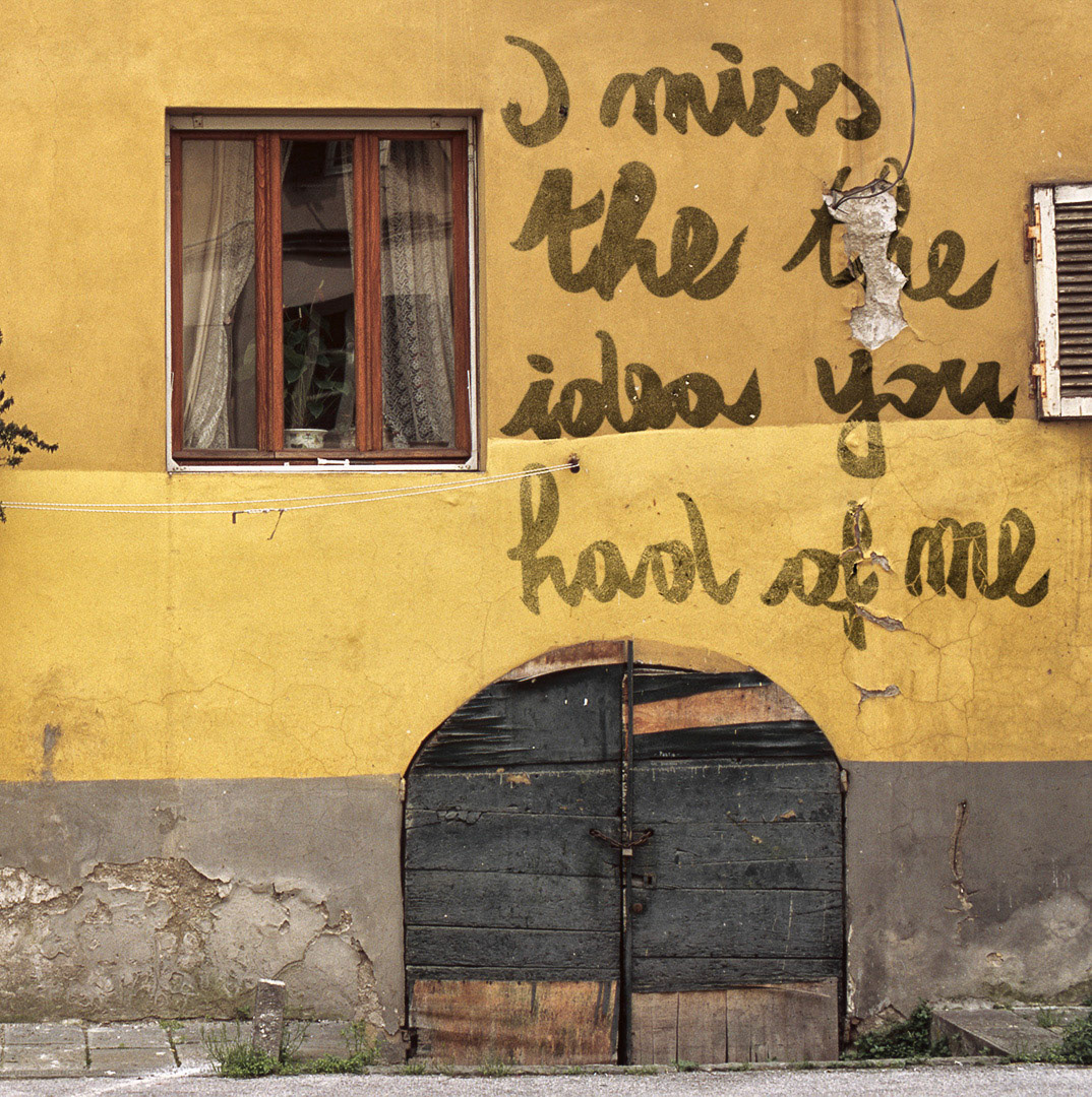 "I MISS THE IDEA YOU HAD OF ME", Lucca